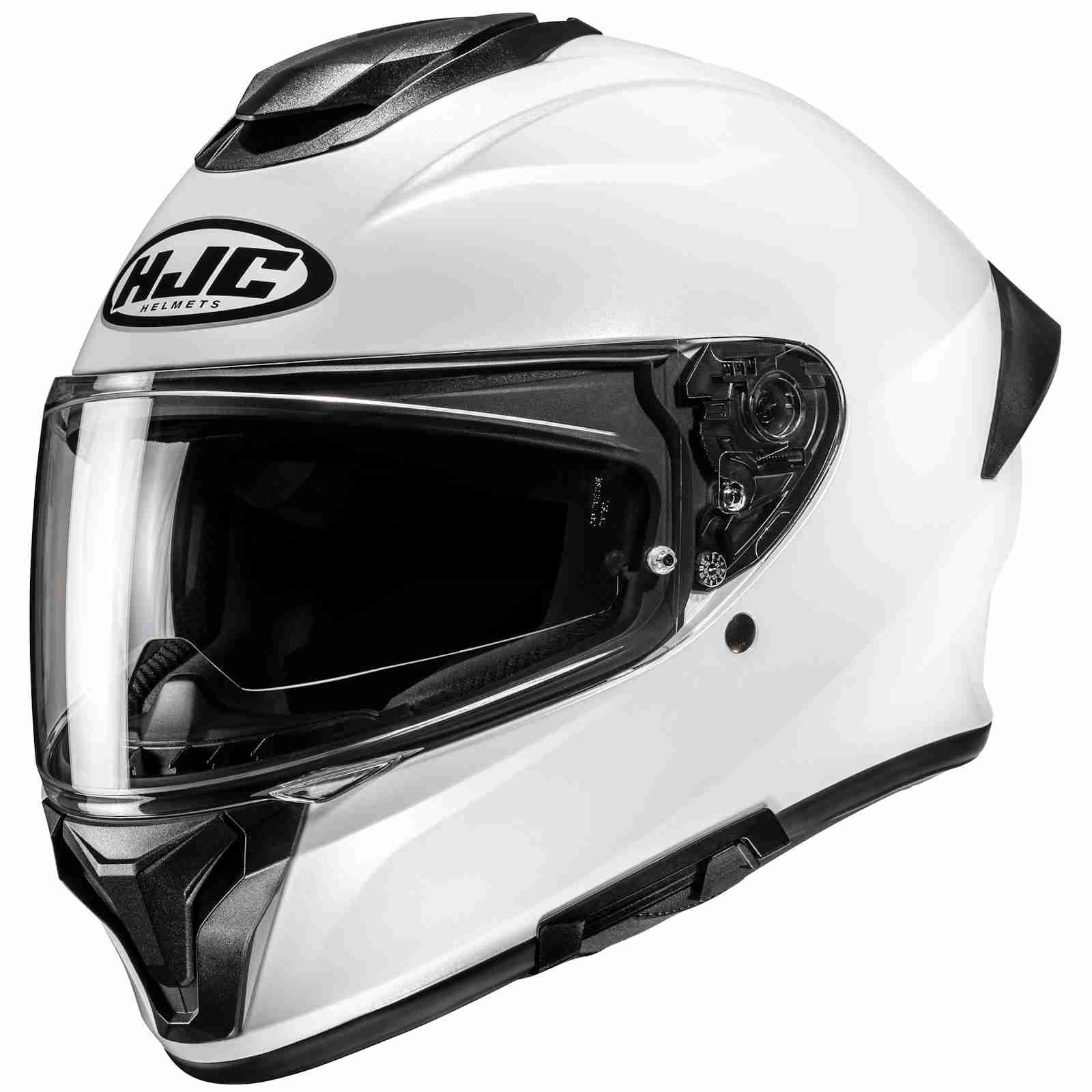 Motorradhelm HJC C71 Solid Integralhelm Weiß XL
