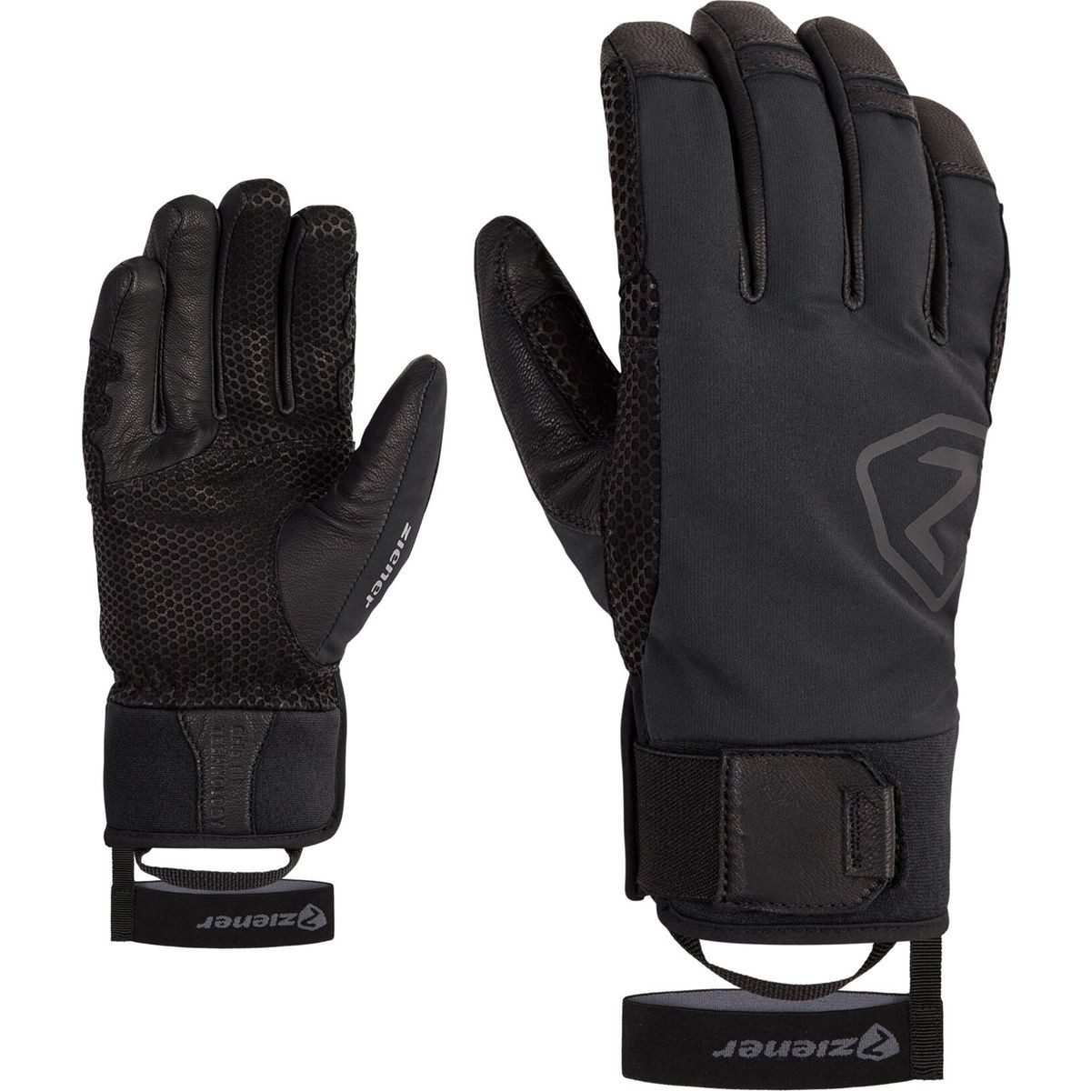 Ziener Skihandschuhe Gaspar-z AS PR Glove man Hochwertige Skihandschuhe mit exzellentem Griffgefühl, wasser- und