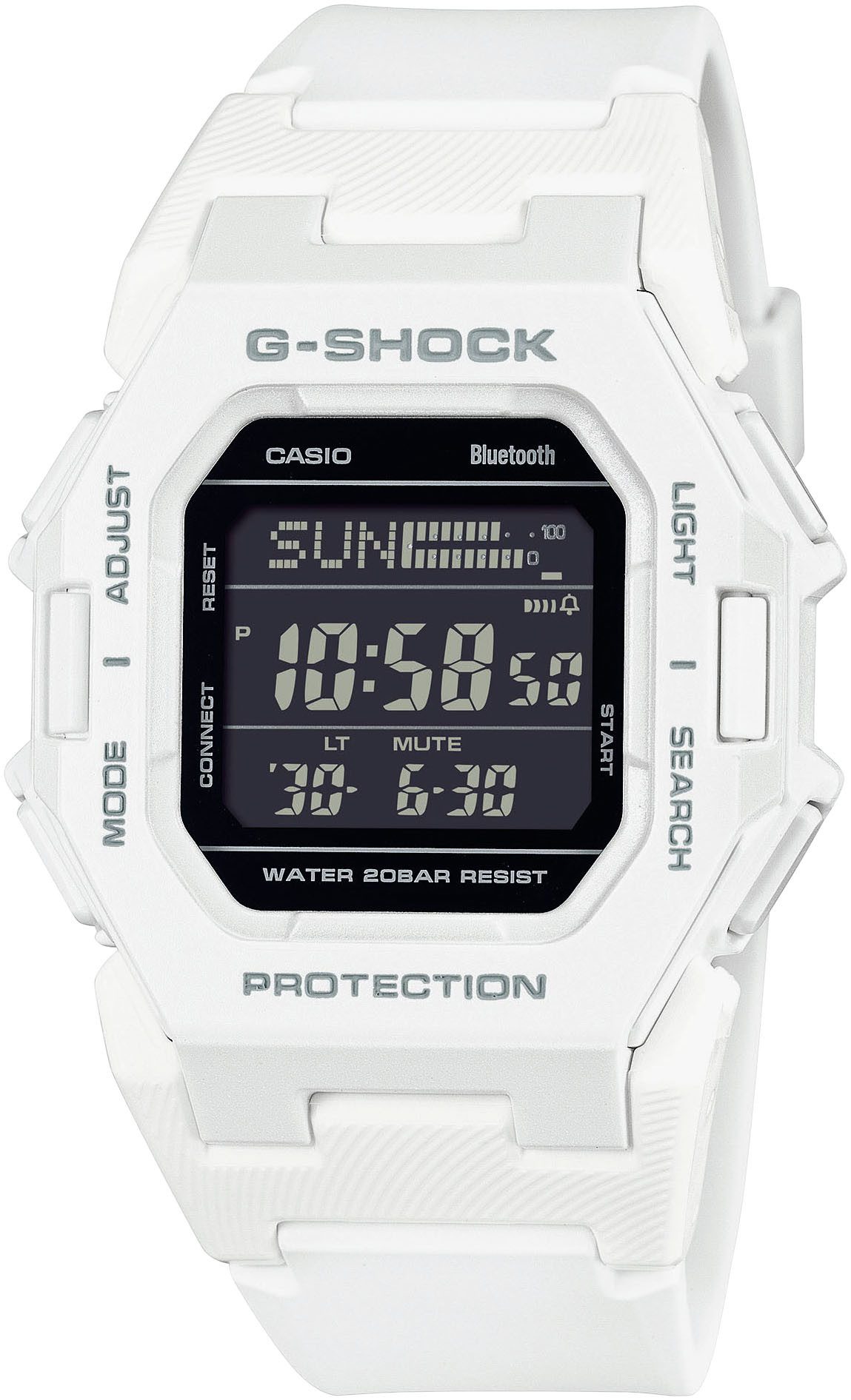 CASIO G-SHOCK GD-B500-1ER Smartwatch, Armbanduhr,Herrenuhr,Bluetooth,Step Tracker, 2. Zeitzone, Resinarmband