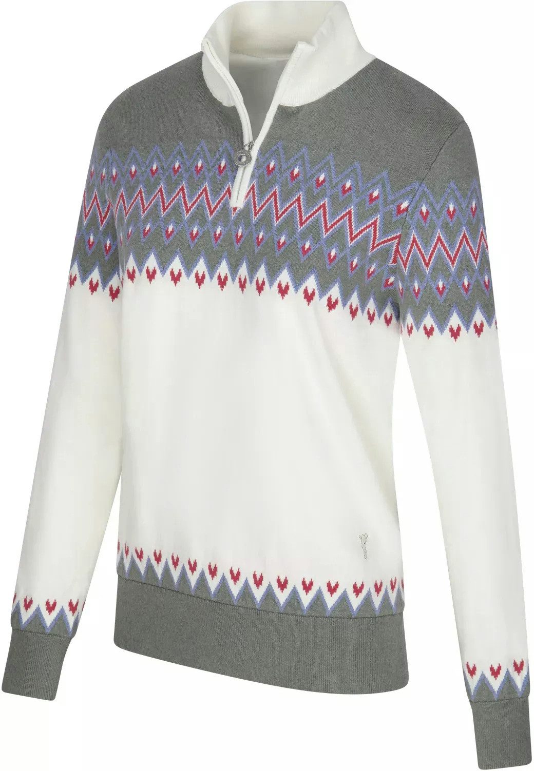 GOLFINO Trainingspullover Golfino Golf Pullover Mehrfarbig Damen