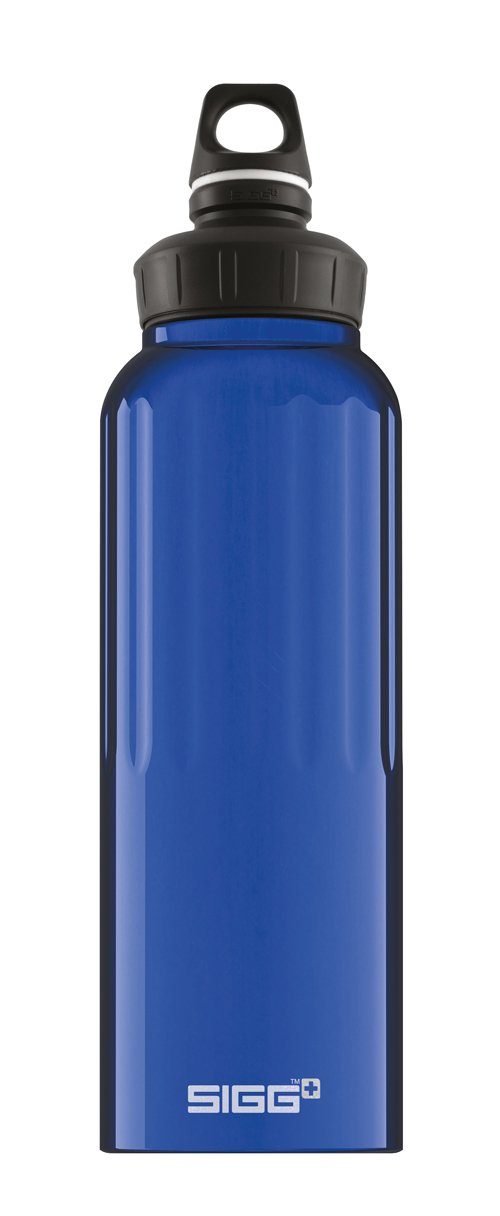 'WMB' Sigg Liter Alutrinkflasche SIGG Trinkflasche blau - 1,5
