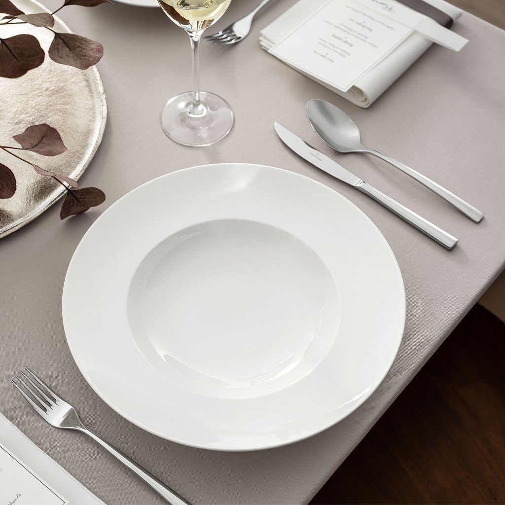 Villeroy & Boch Pastateller Royal Pastateller 30cm, (1 St), Premium Bone Porcelain, mikrow.- & spülm.sicher, Made in Germany