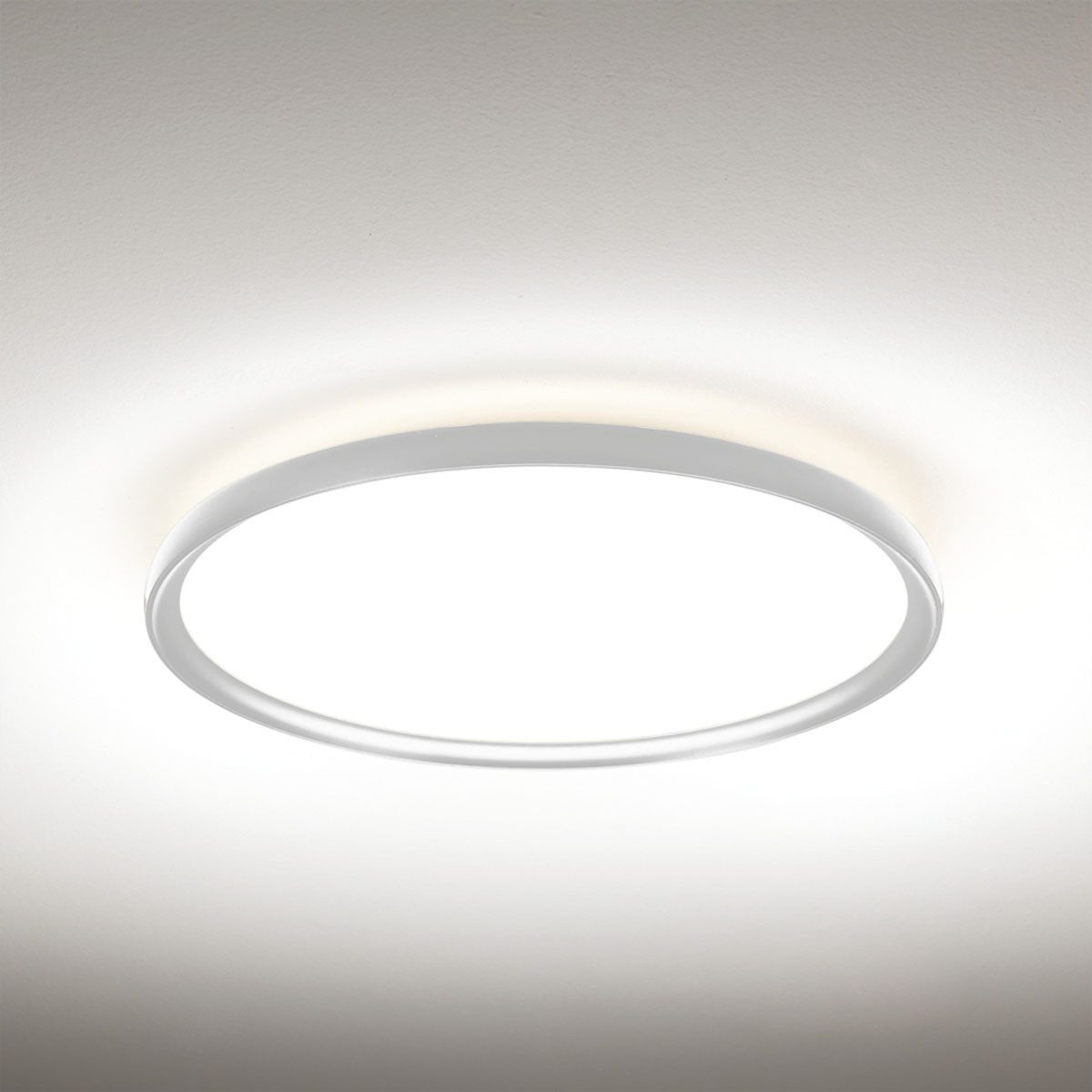 Vivida International Deckenleuchten Vivida Atena Deckenleuchte, Weiß, Ø: 60 cm, LED fest integriert, Warmweiß, Deckenlampe