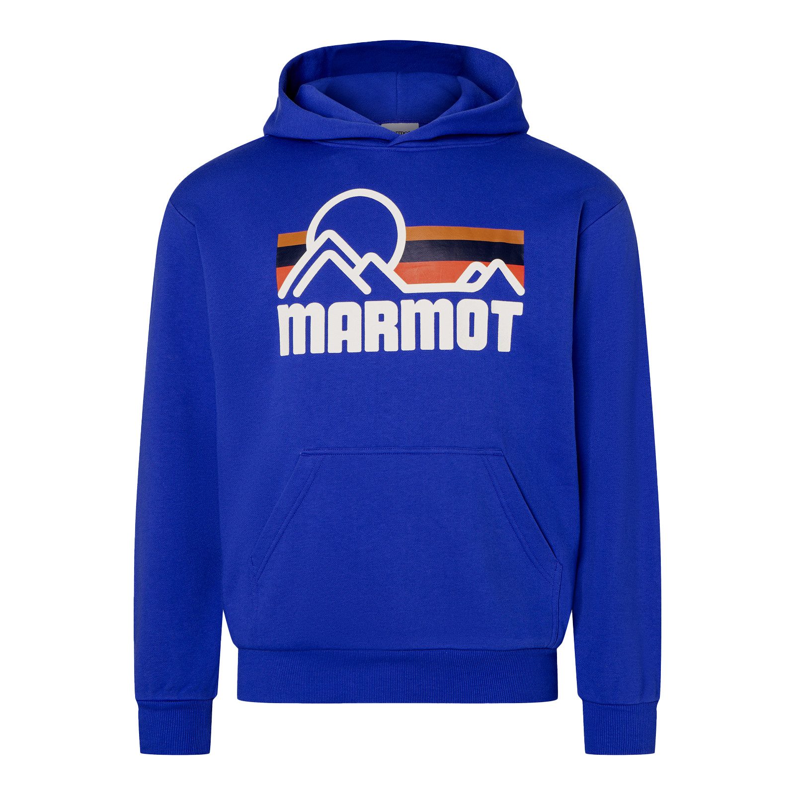 Marmot Kapuzenpullover Coastal Hoody mit Marmot-Grafik in Siebdruck auf der Brust