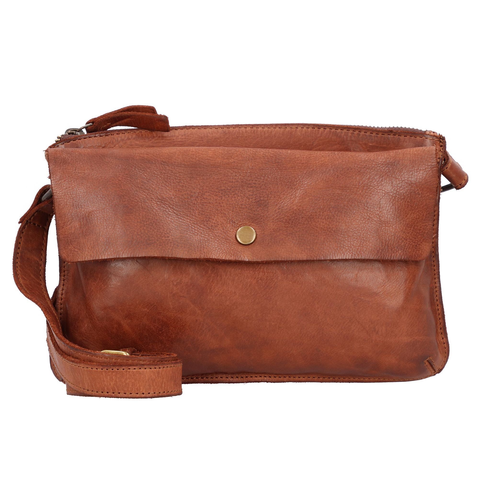 Harold's Umhängetasche Submarine, Leder cognac | Clutches