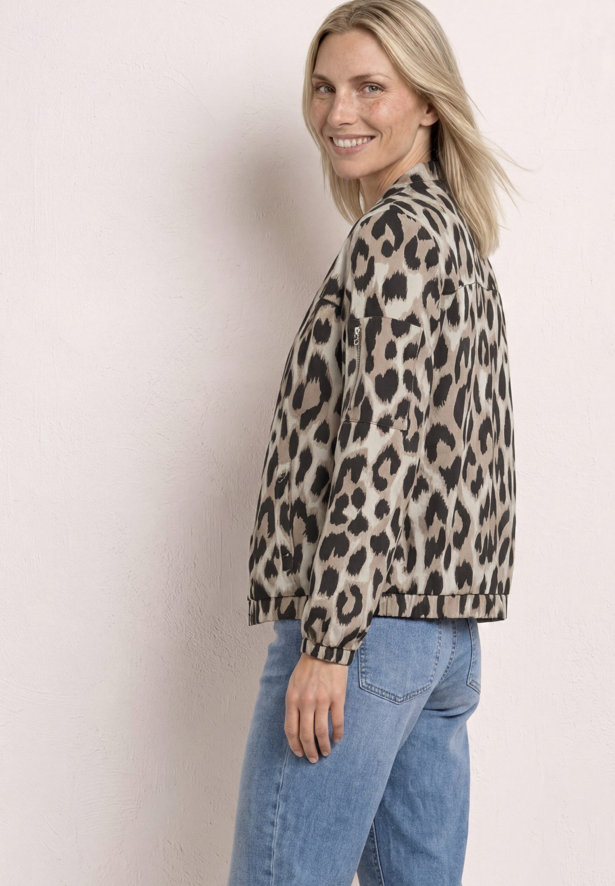 STREET ONE Blouson aus softem Materialmix