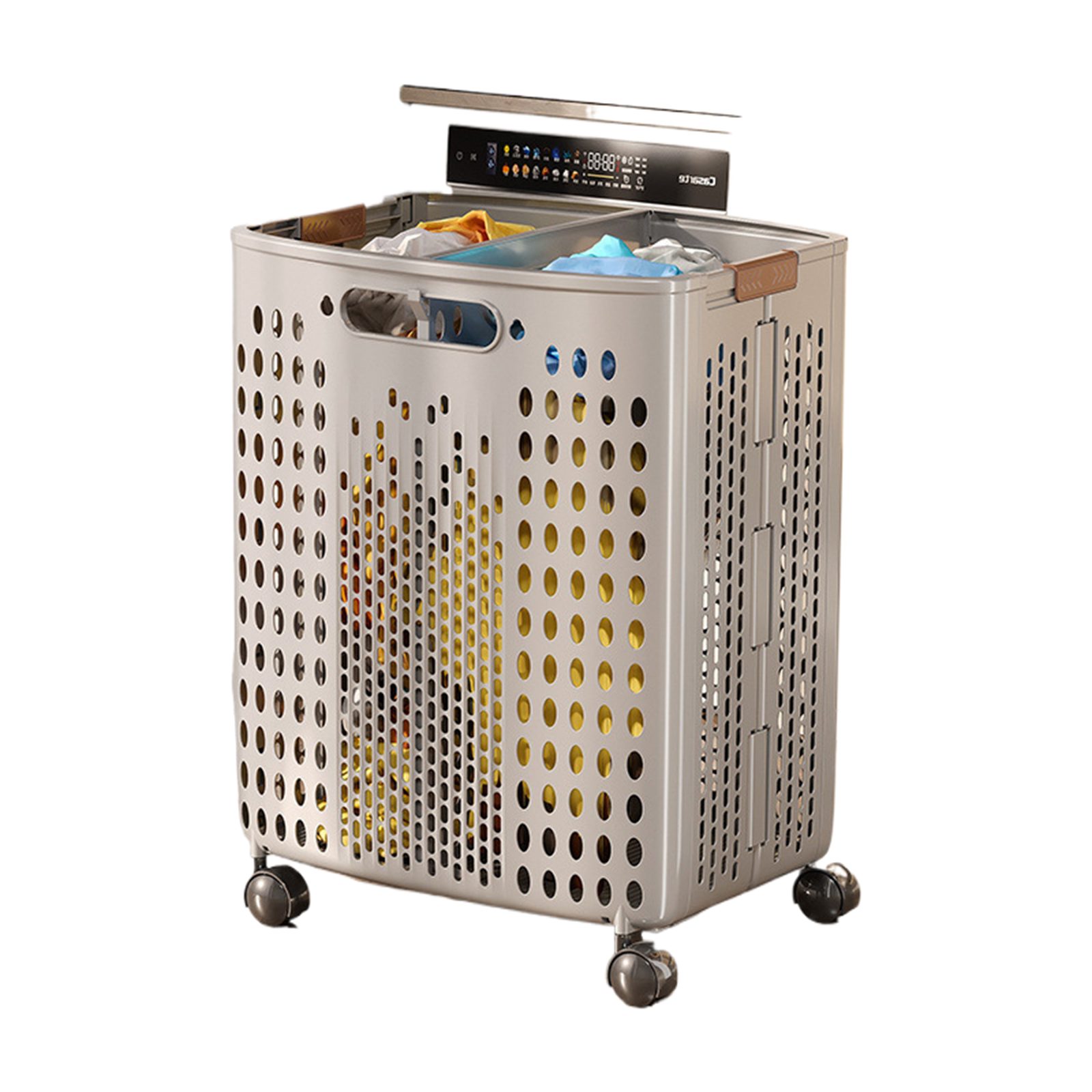 Jumpeak Wäschesortierer wäschekorb 2 fächer,faltbarer wäschekorb,aufbewahru günstig online kaufen