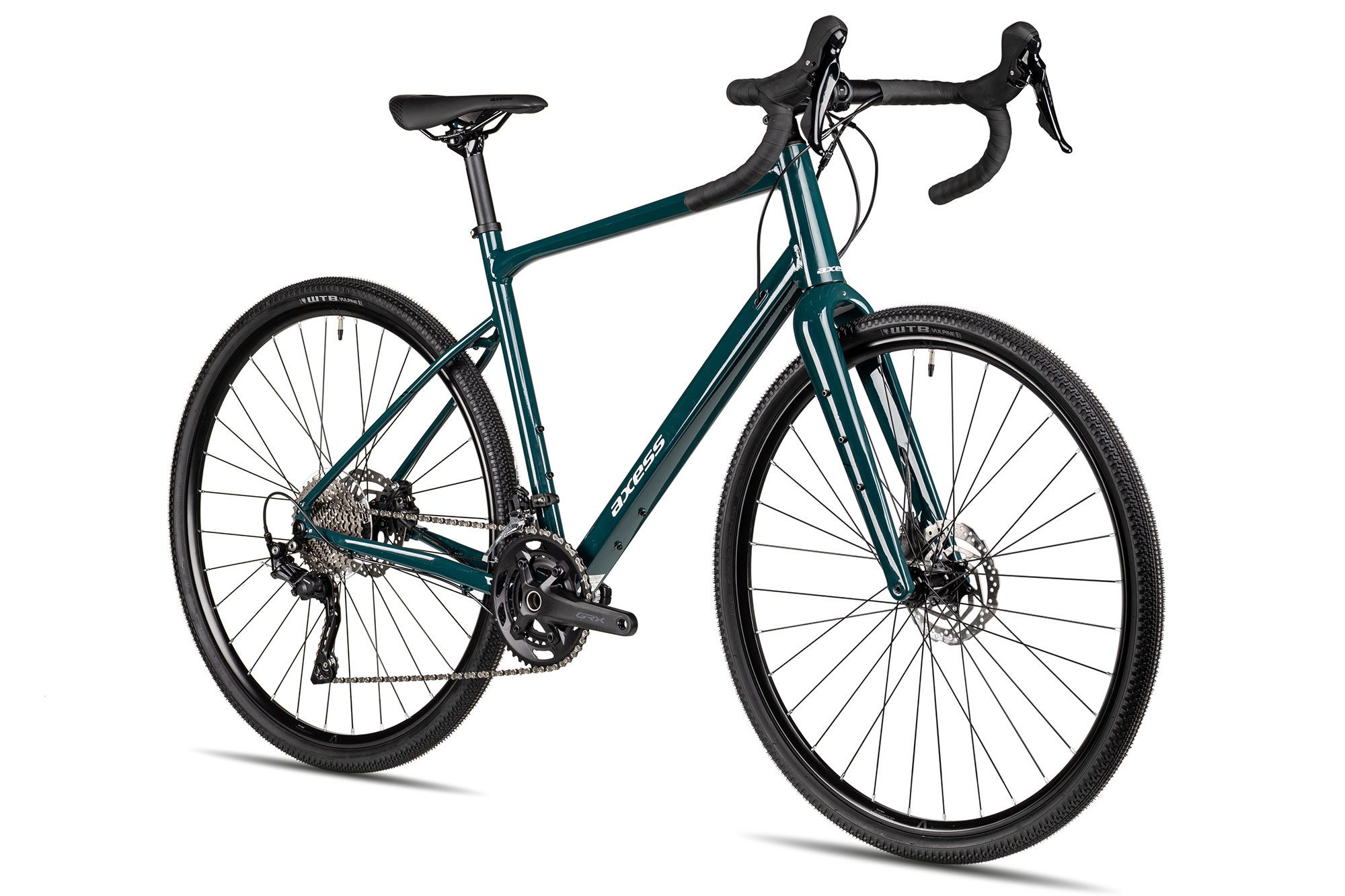 Axess Gravelbike CREED SPORT, 20 Gang Shimano GRX RD-RX400, 10-Speed, Shadow Plus Schaltwerk, Kettenschaltung, hydraulische Scheibenbremse blau