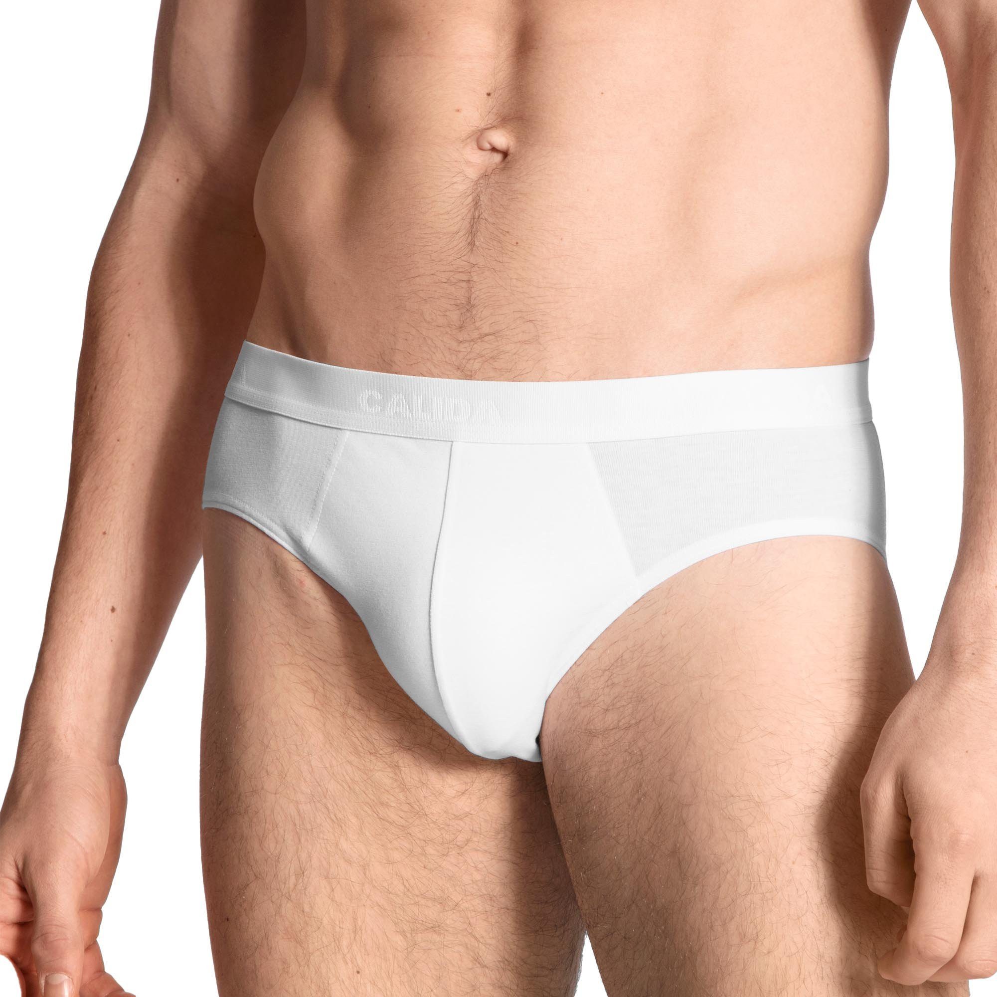 CALIDA Slip Herren Slip 6er Pack Baumwolle (Packung, 6er Pack)