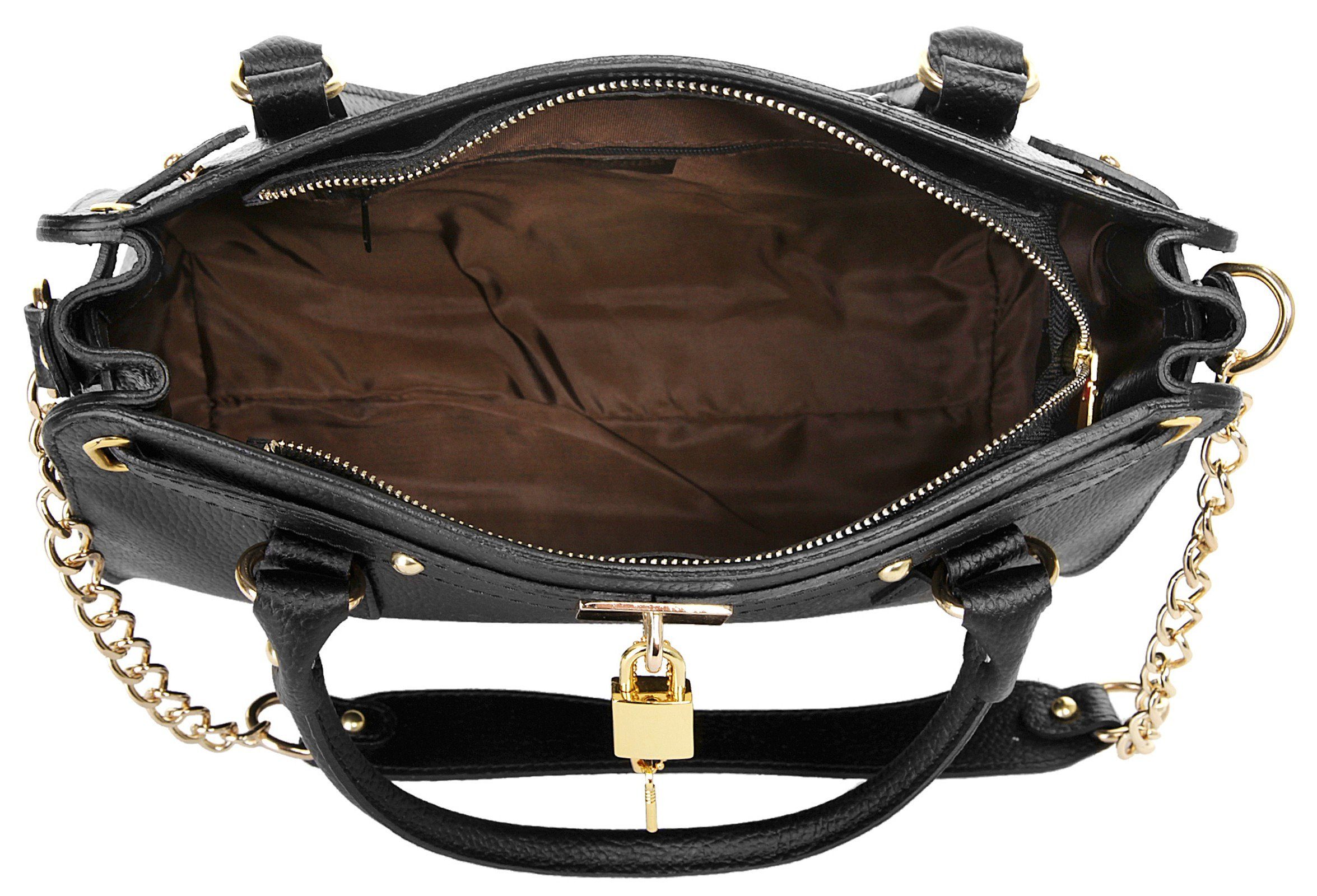 Cluty Henkeltasche, echt Leder, Made in Italy günstig online kaufen