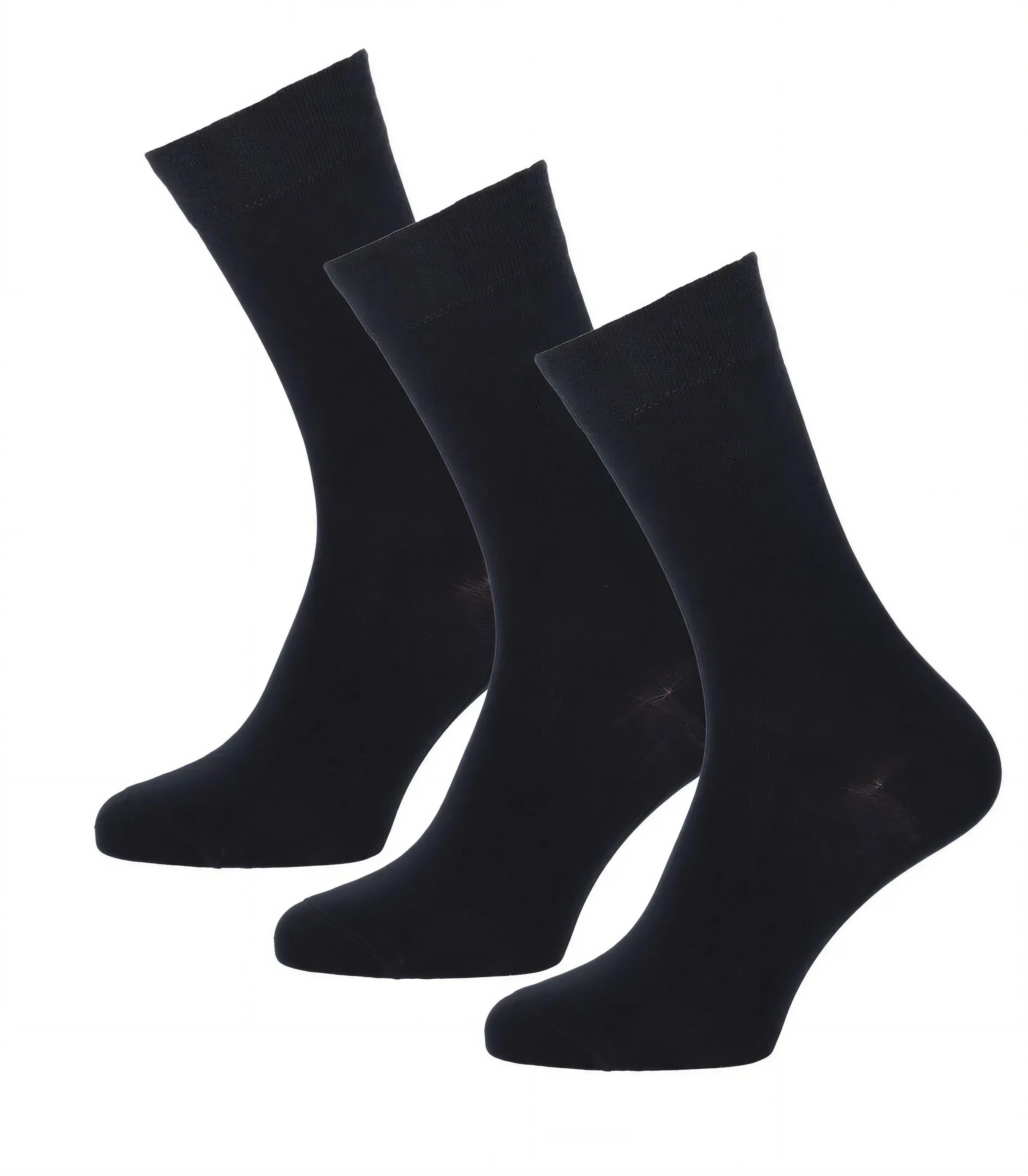 Basicsocken Baumwolle Socken mit Softbund 3er Pack