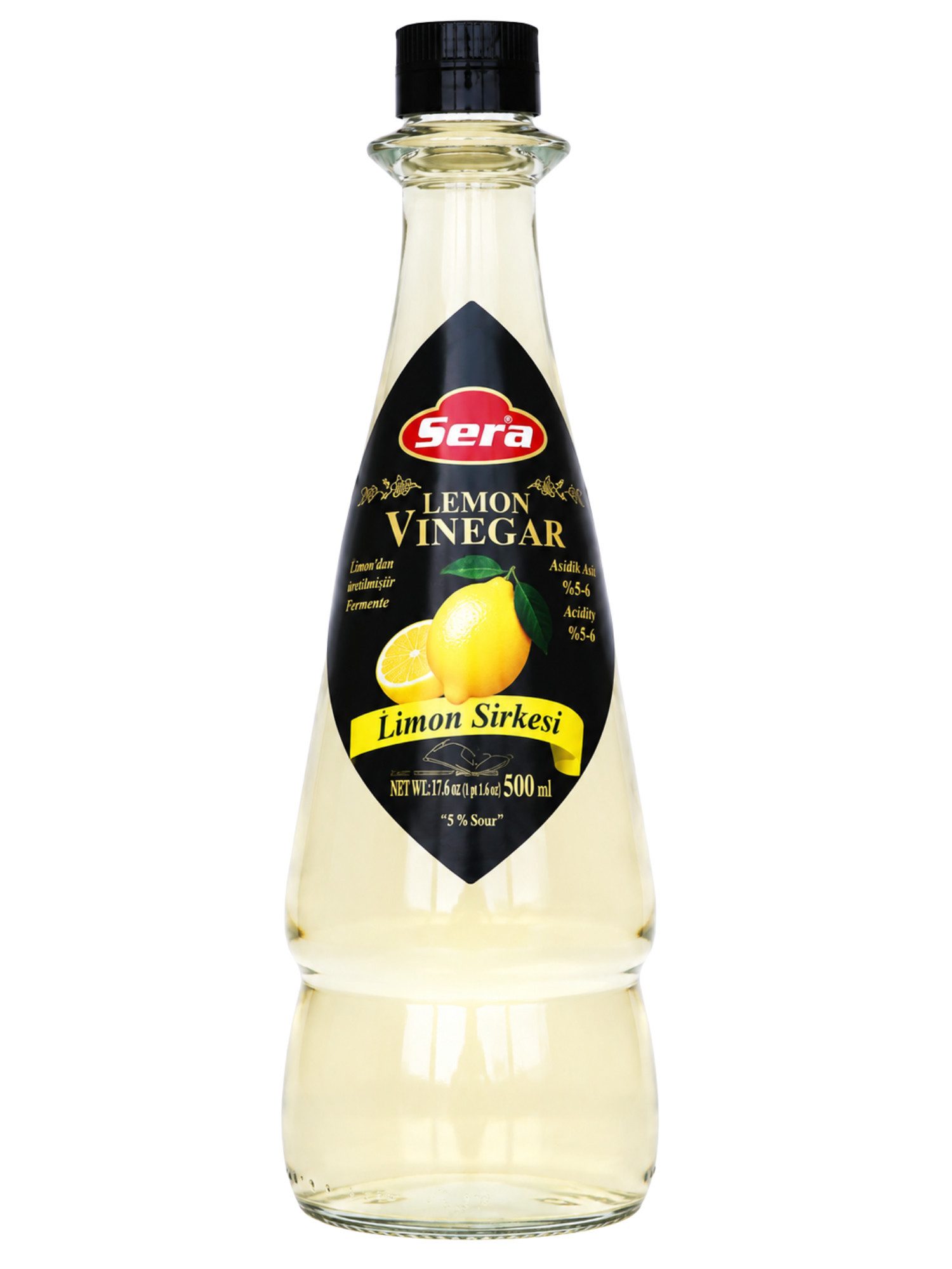 SERA FOOD Essig Sera Premium Essig Set 3x500ml Apfel Zitrone Traube, 1 x, Mediterran, Vegan, Ohne Alkohol, Vielseitig verwendbar
