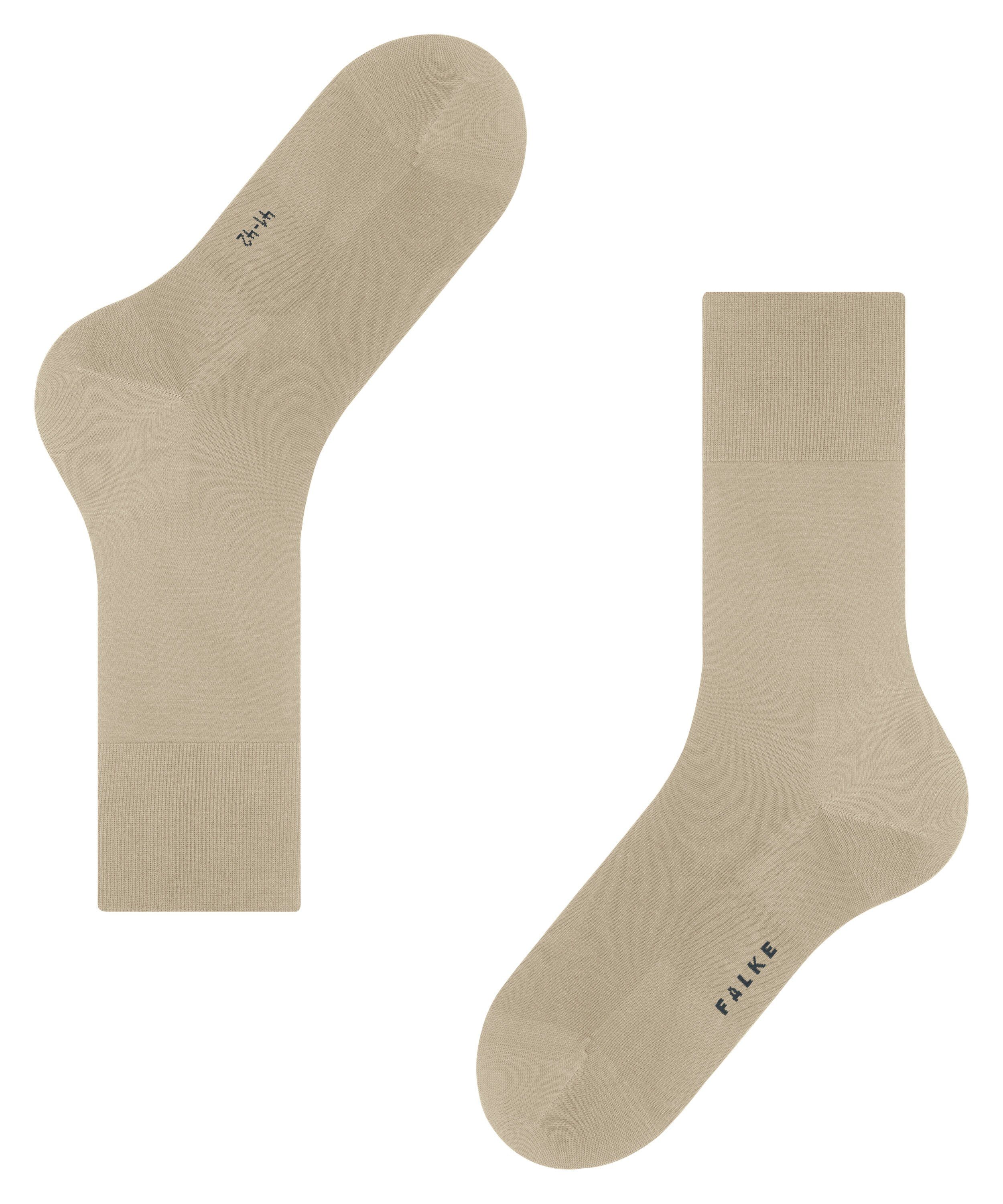 (4320) sand FALKE Socken (1-Paar) ClimaWool