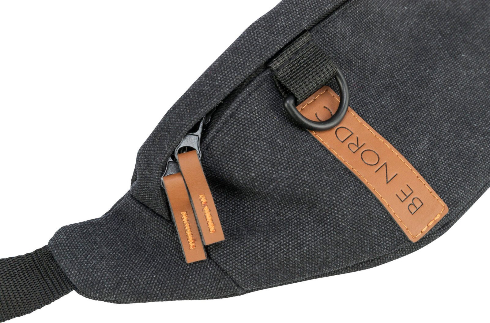 TRIXIE Leckerlibeutel BE NORDIC Sling-Tasche - schwarz - Tasche: 24 × 11 × 8 cm, Gurt: 50–16