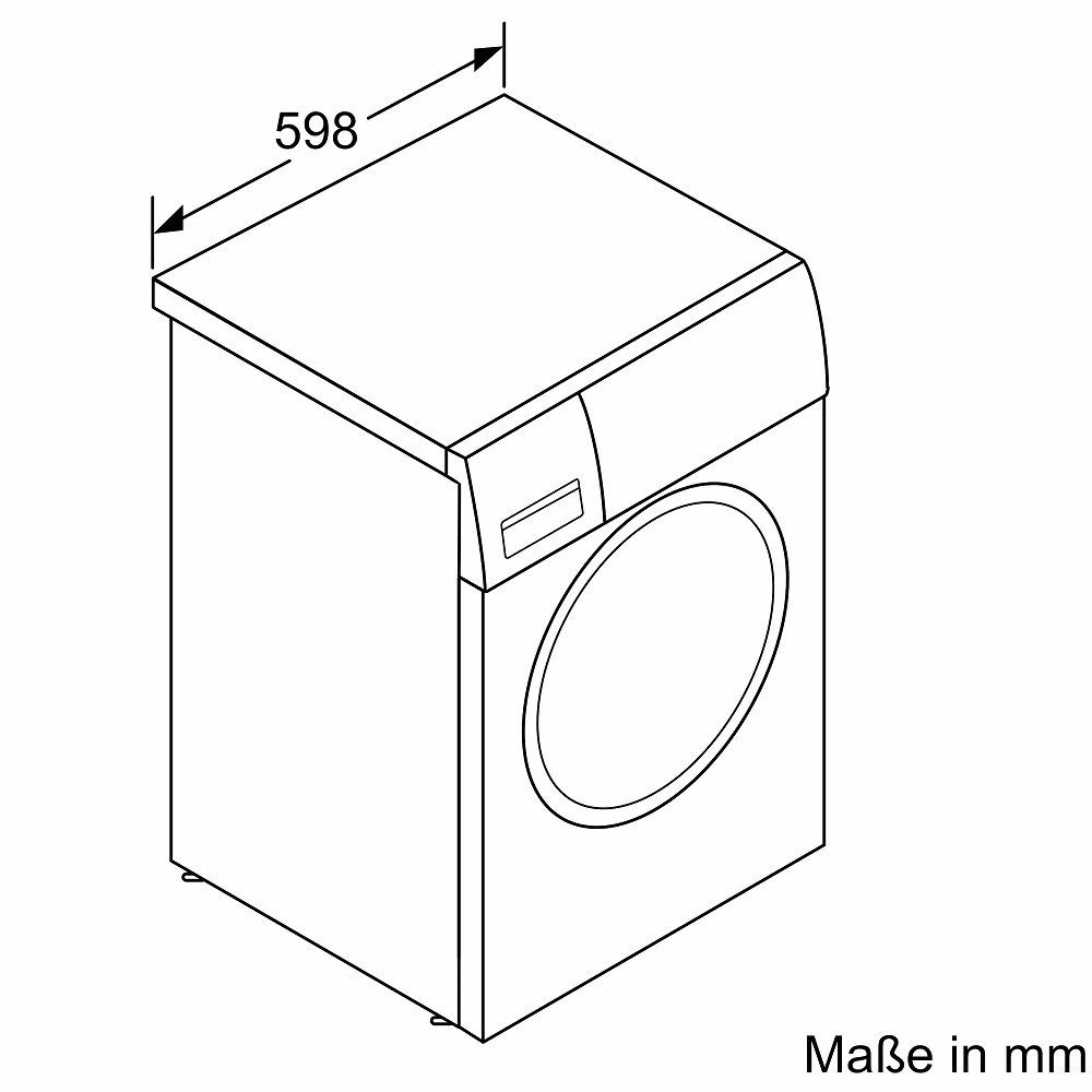 SIEMENS Waschmaschine Frontlader 9kg Restzeitanzeige 1400 WG44G000EX U/min. EEK: A
