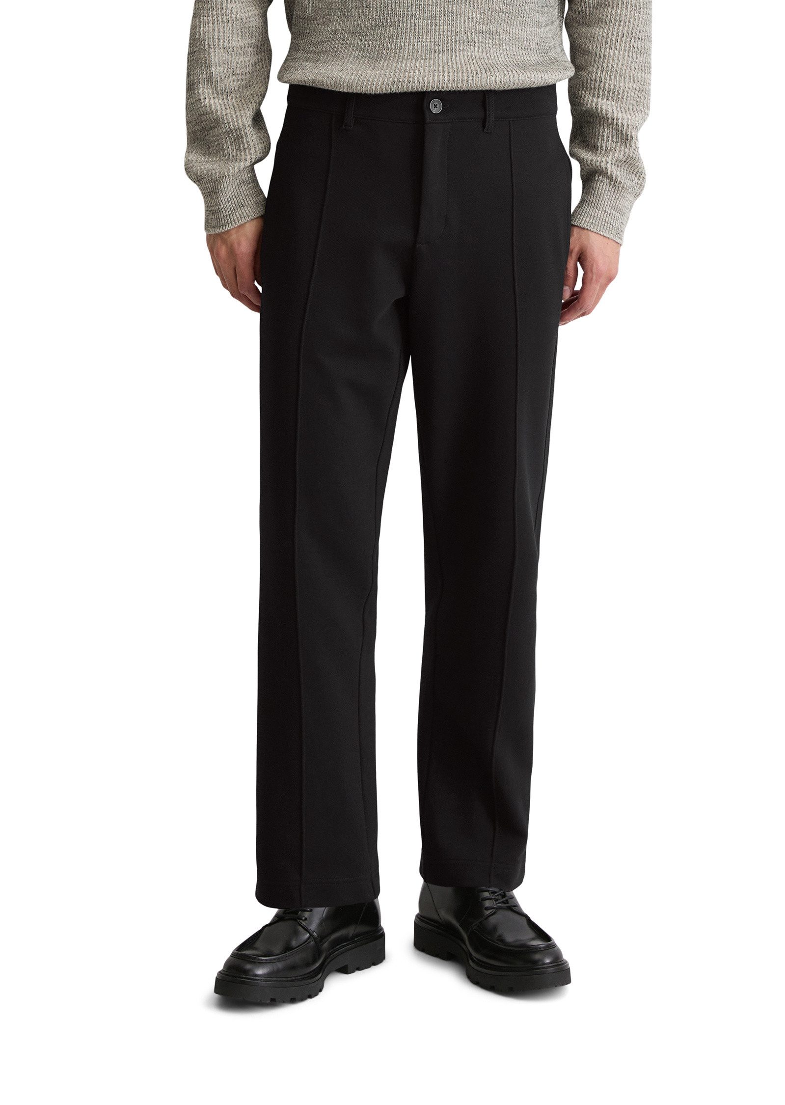 Marc O'Polo Jerseyhose aus elastischem Bio-Baumwoll-Mix