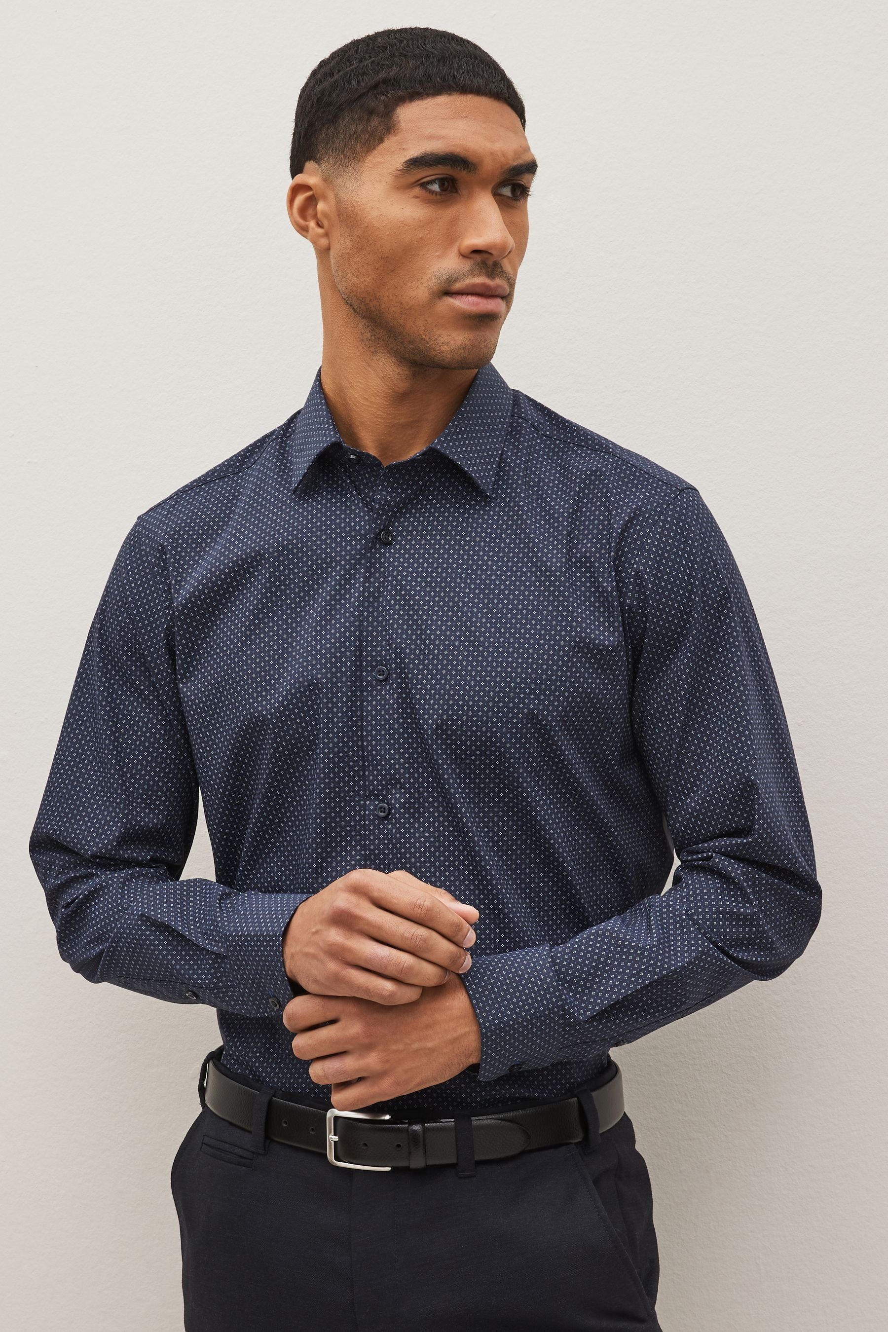 Next Businesshemd Pflegeleichtes Button-Down-Oxford-Hemd (1-tlg)