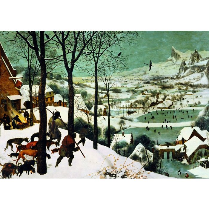Piatnik Puzzle Bruegel - Jäger im Schnee 1000 Puzzleteile