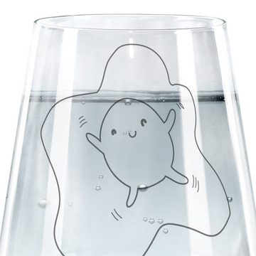 Mr. & Mrs. Panda Glas Spiegelei Ei - Transparent - Geschenk, Spülmaschinenfeste Trinkglser, Premium Glas, Exklusive Gravur