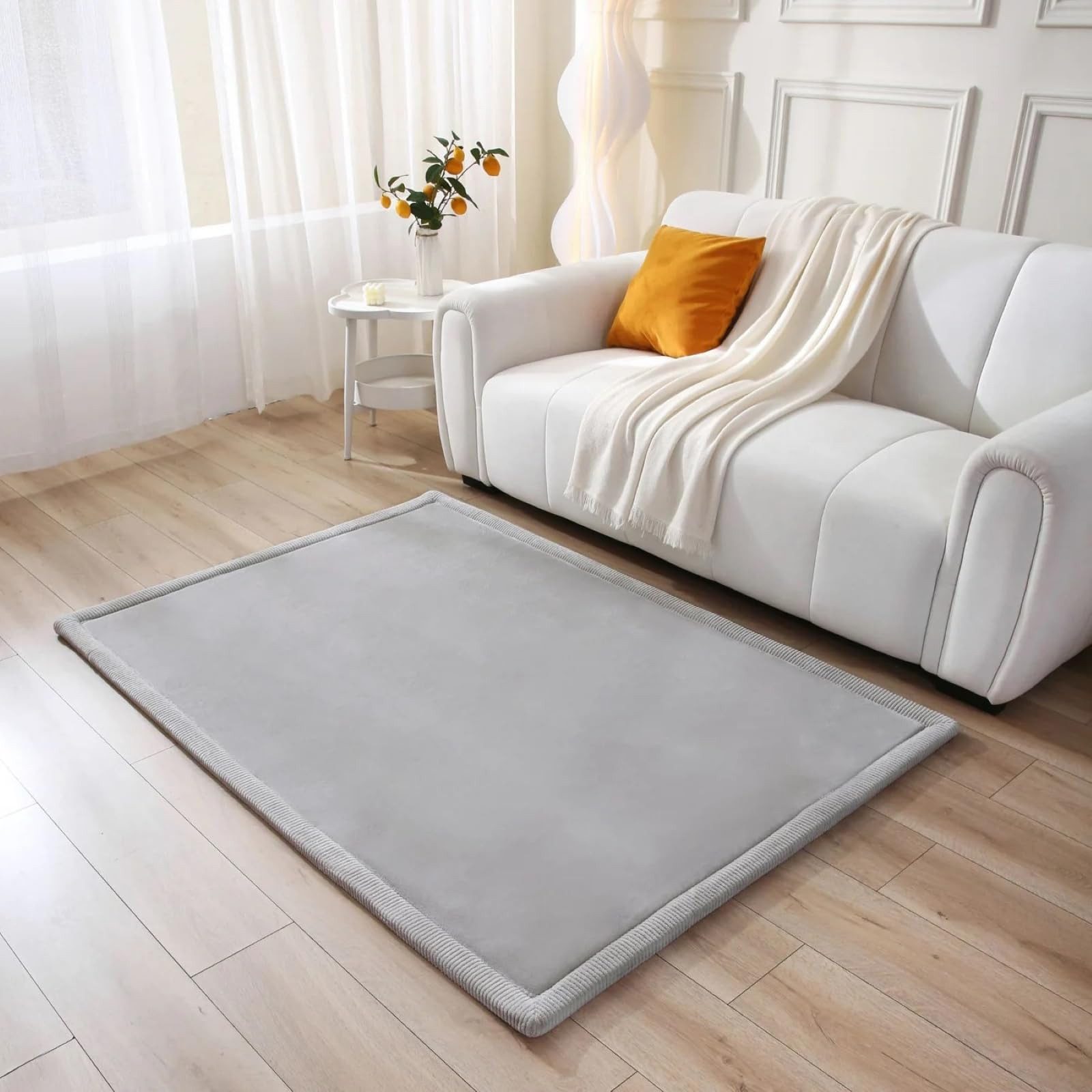 Hakuna Matte Spielmatte Baby 170 x 120 x2,5cm, Teppich für Kinderzimmer mit Memory-Schaum