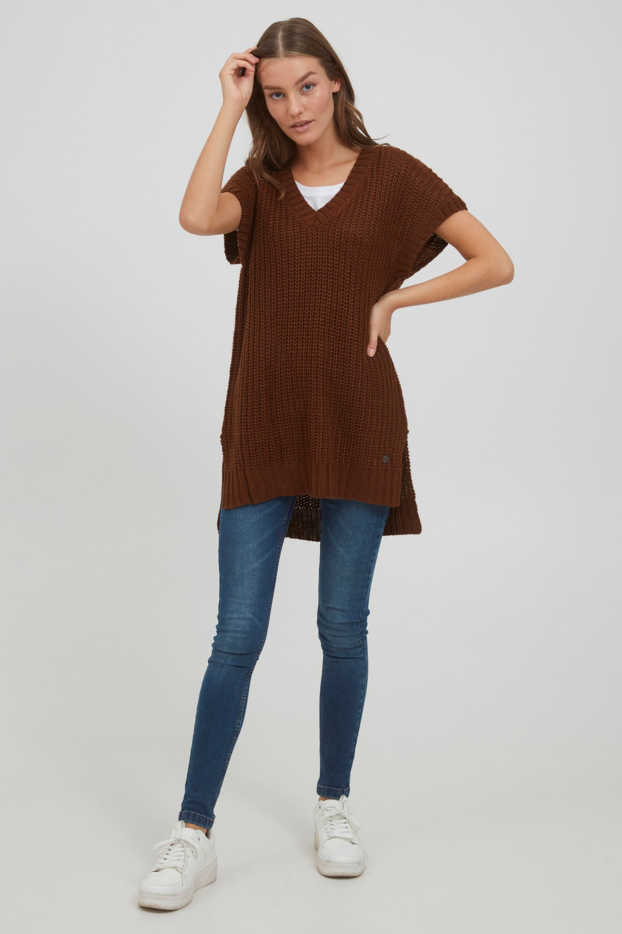 OXMO Strickpullover OXLene Strickpullover mit kurzen günstig online kaufen