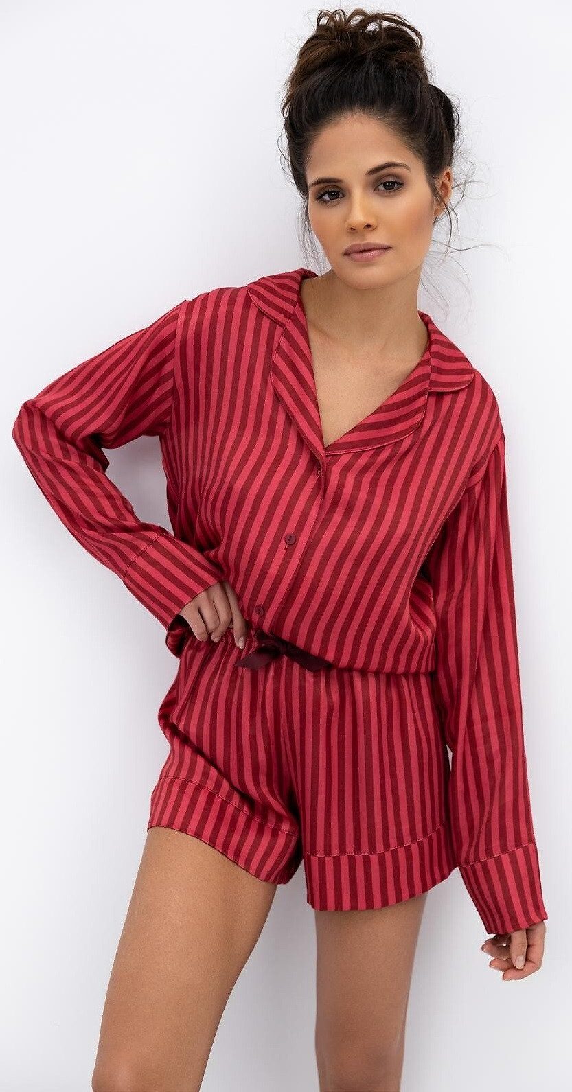 Sensis Pyjama mit feinen Streifen, klassisches Design günstig online kaufen