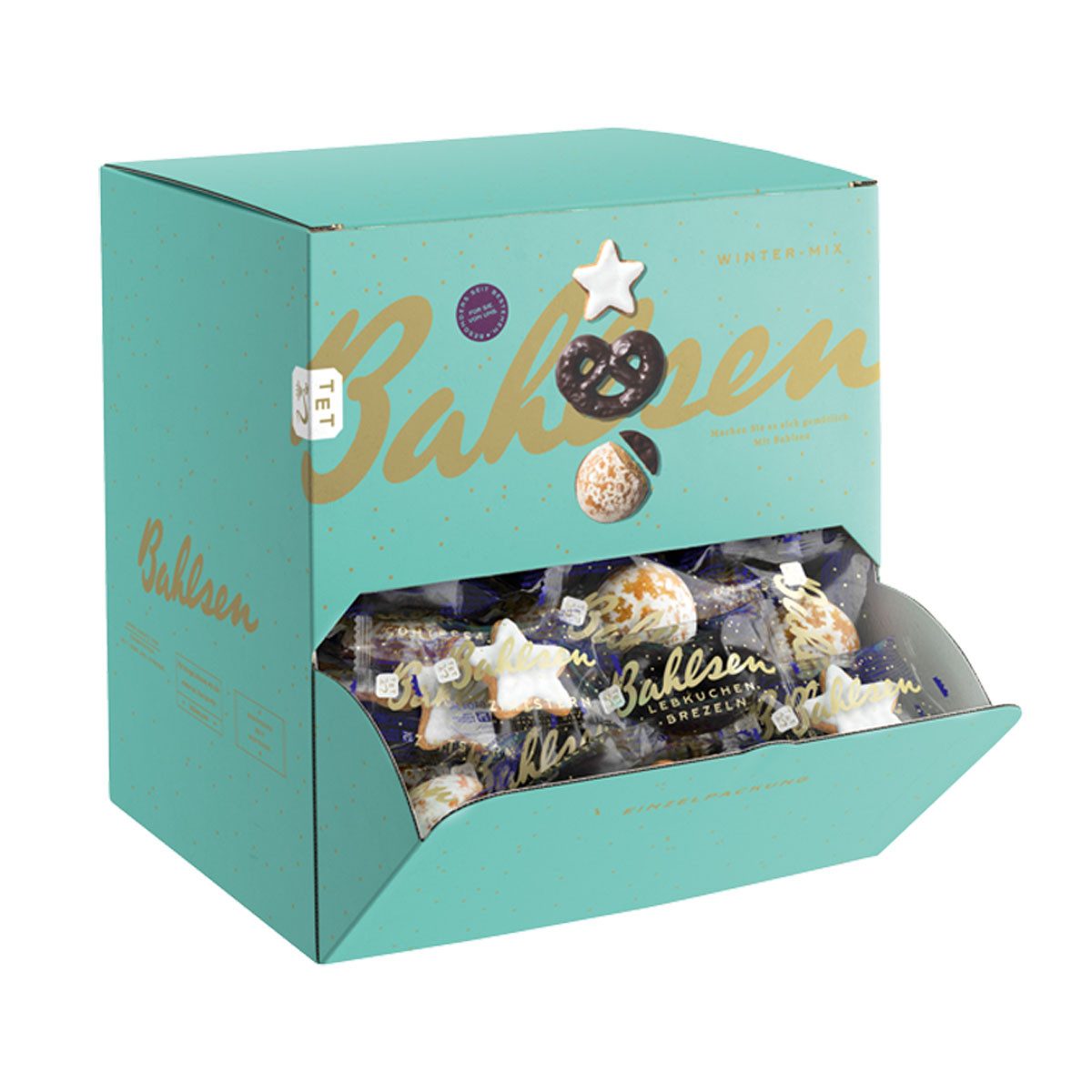 BAHLSEN Kekse, Bahlsen Winter Mix Dreierlei weihnachtliches leckeres Gebäck 1030g