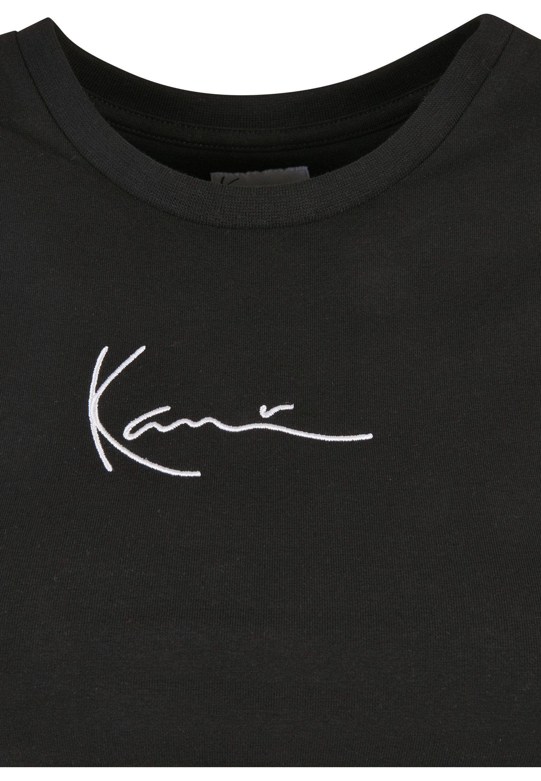 Karl Kani T-Shirt Karl Kani Damen KKWQ22002BLK SMALL SIGNATURE SHORT TEE BLK (1-tlg)