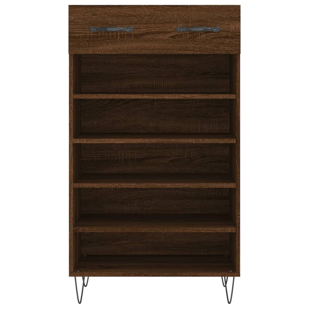 Eichen-Optik Kleiderschrank (1-St) Braun Schuhschrank vidaXL Holzwerkstoff Eiche cm 60x35x105 Braune