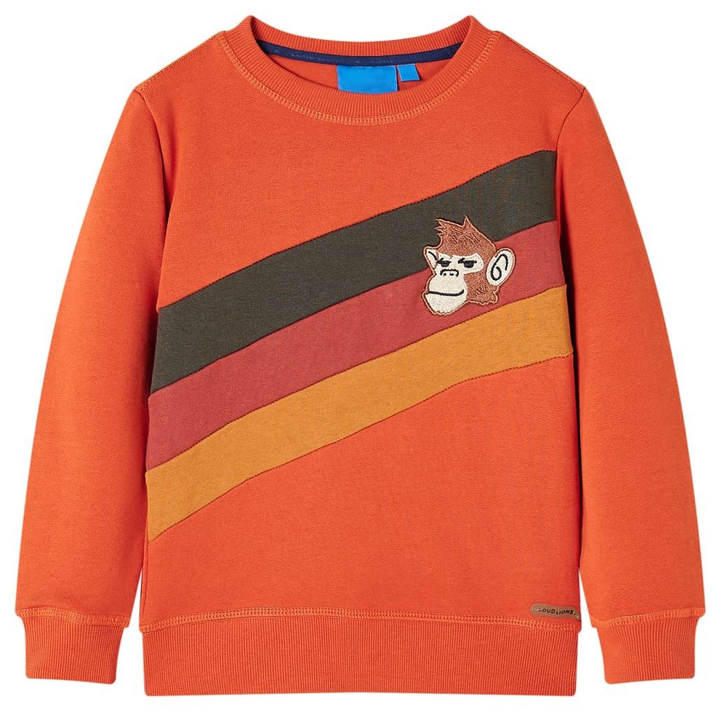 Sweatshirt Kinder-Sweatshirt Orange 116
