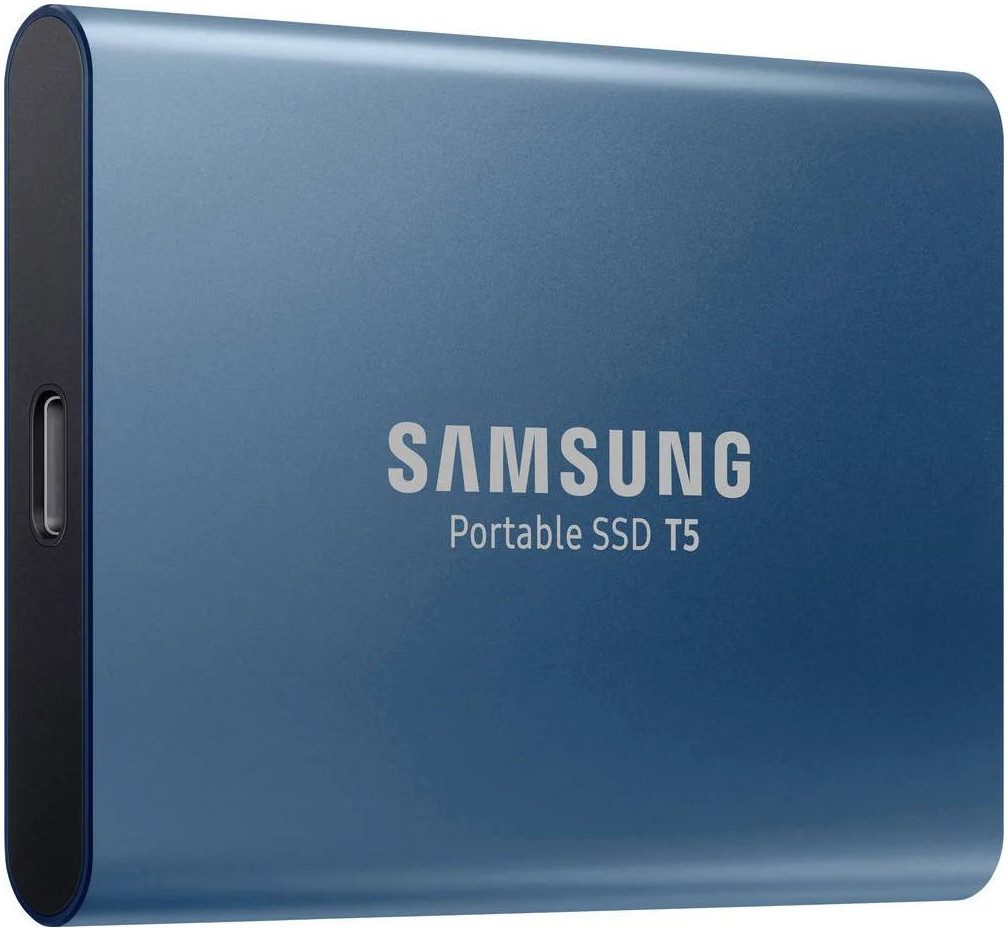 Samsung Portable SSD T5 500 GB externe SSD (500 GB) 2,5" 540 MB/S Lesegeschwindigkeit, 520 MB/S Schreibgeschwindigkeit