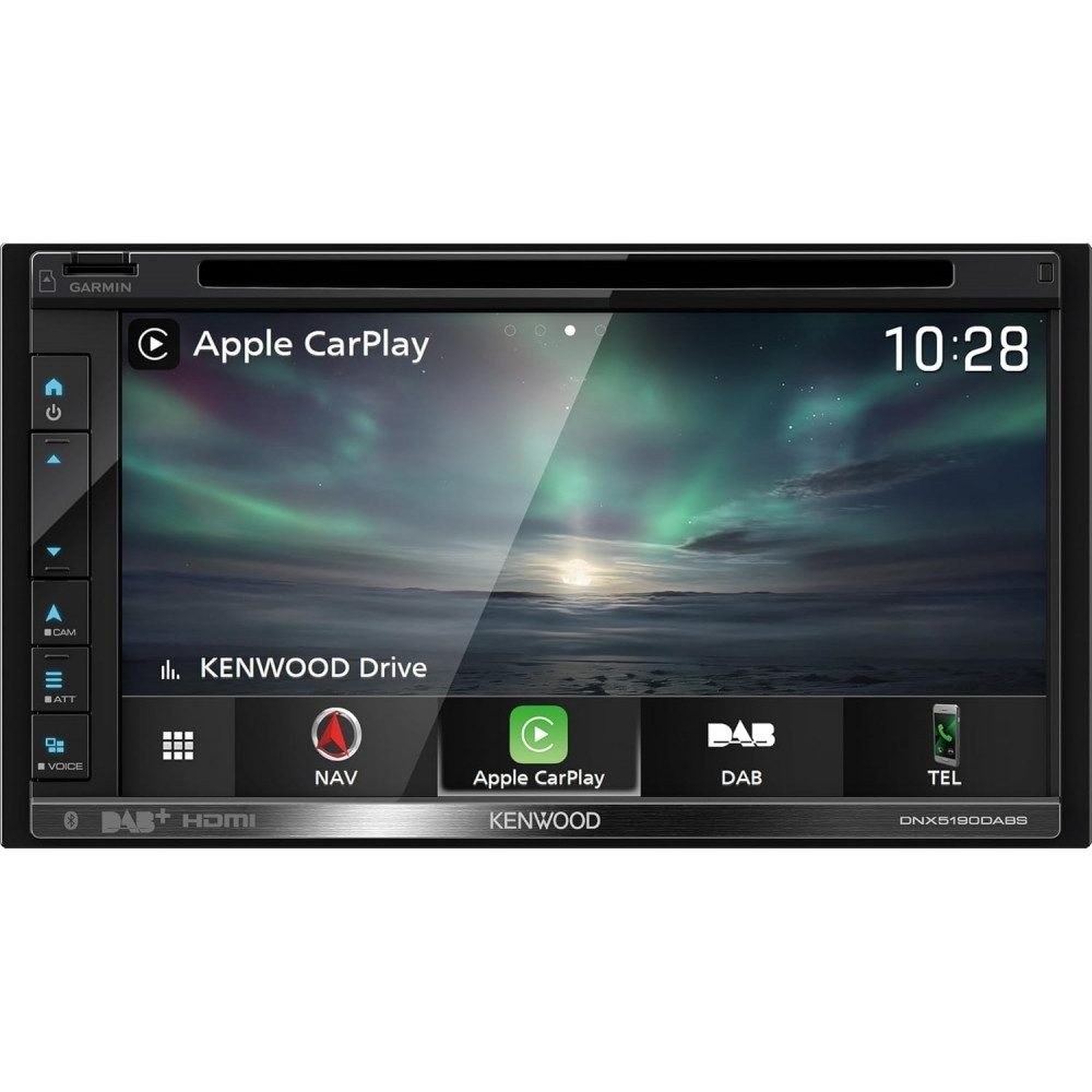 Kenwood Kenwood DNX5190DABS Autoradio mit Navi und DAB+. Autoradio (Integriertes DAB+ Digitalradio, Bluetooth-Freisprecheinrichtung, Bluetooth)