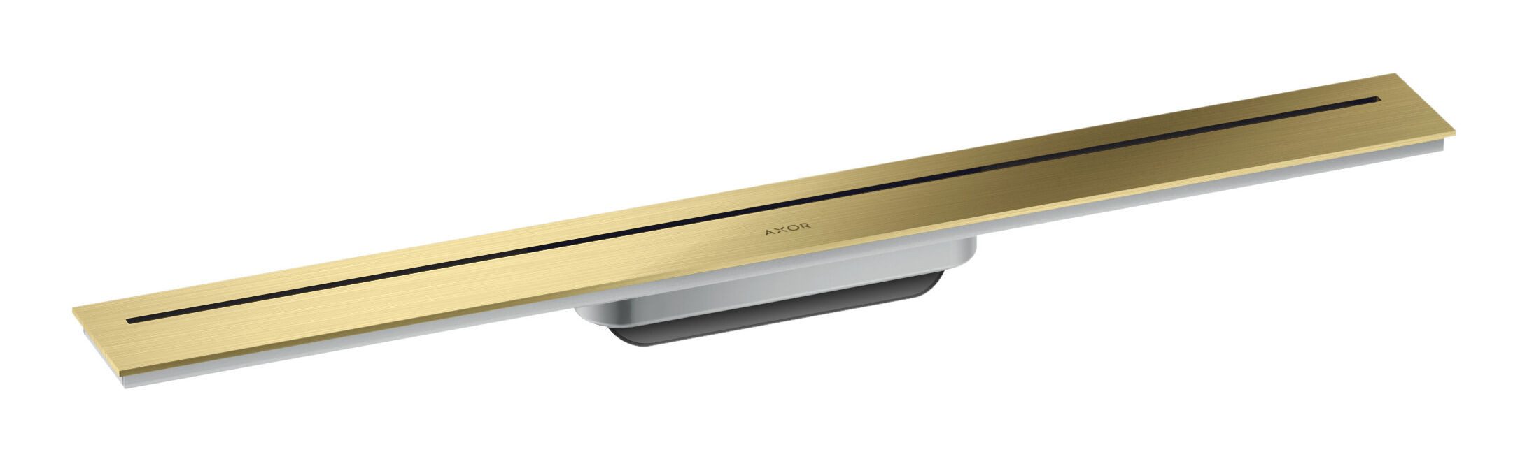 hansgrohe Duschrinne Axor Drain, Fertigset frei im Raum positionierbar 700 mm - Brushed Brass