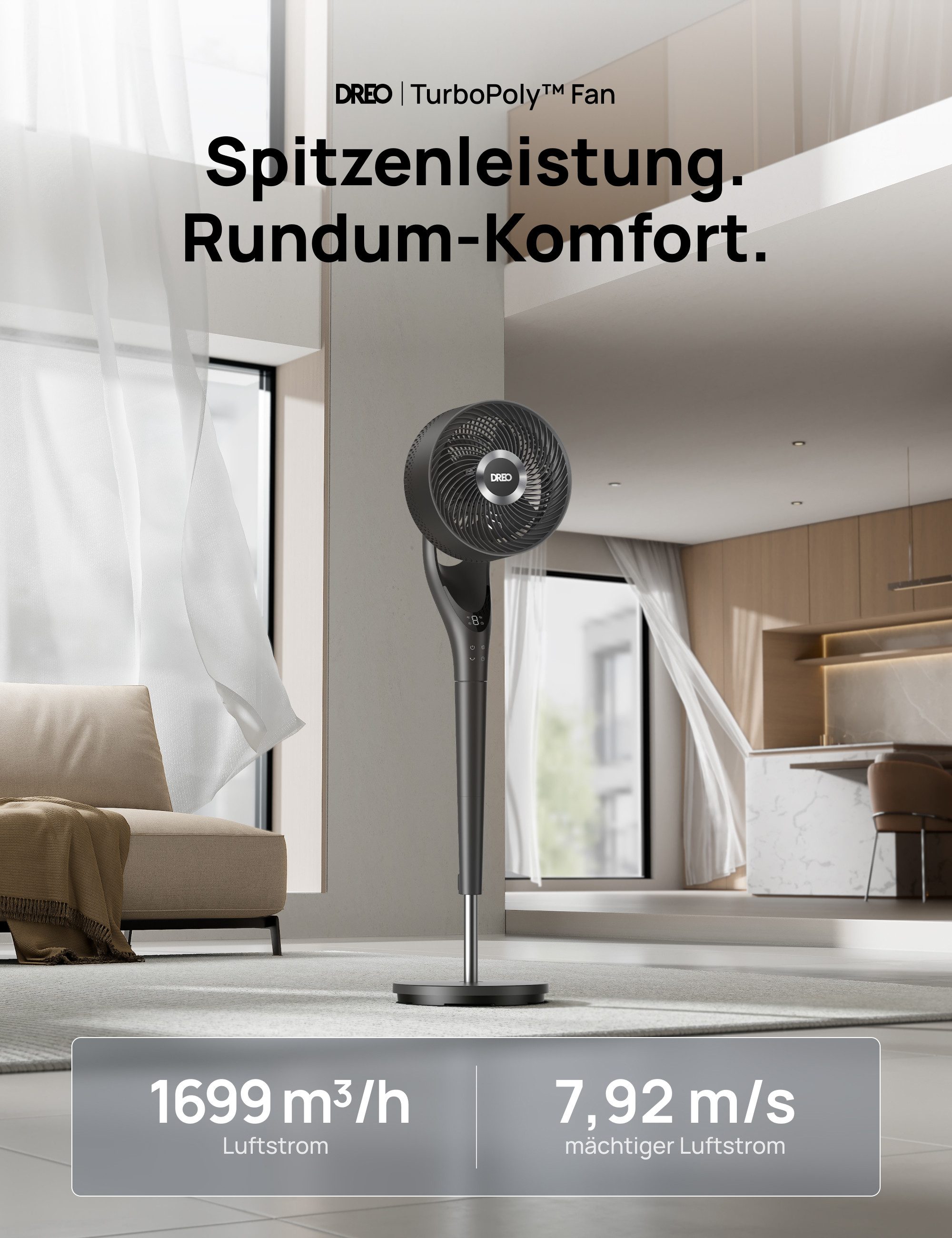 Dreo Standventilator TurboPoly™ Fan 154