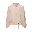 LASCANA Blouson aus leicht glänzender Satinqualität, Jacke mit Tunnelzug, casual