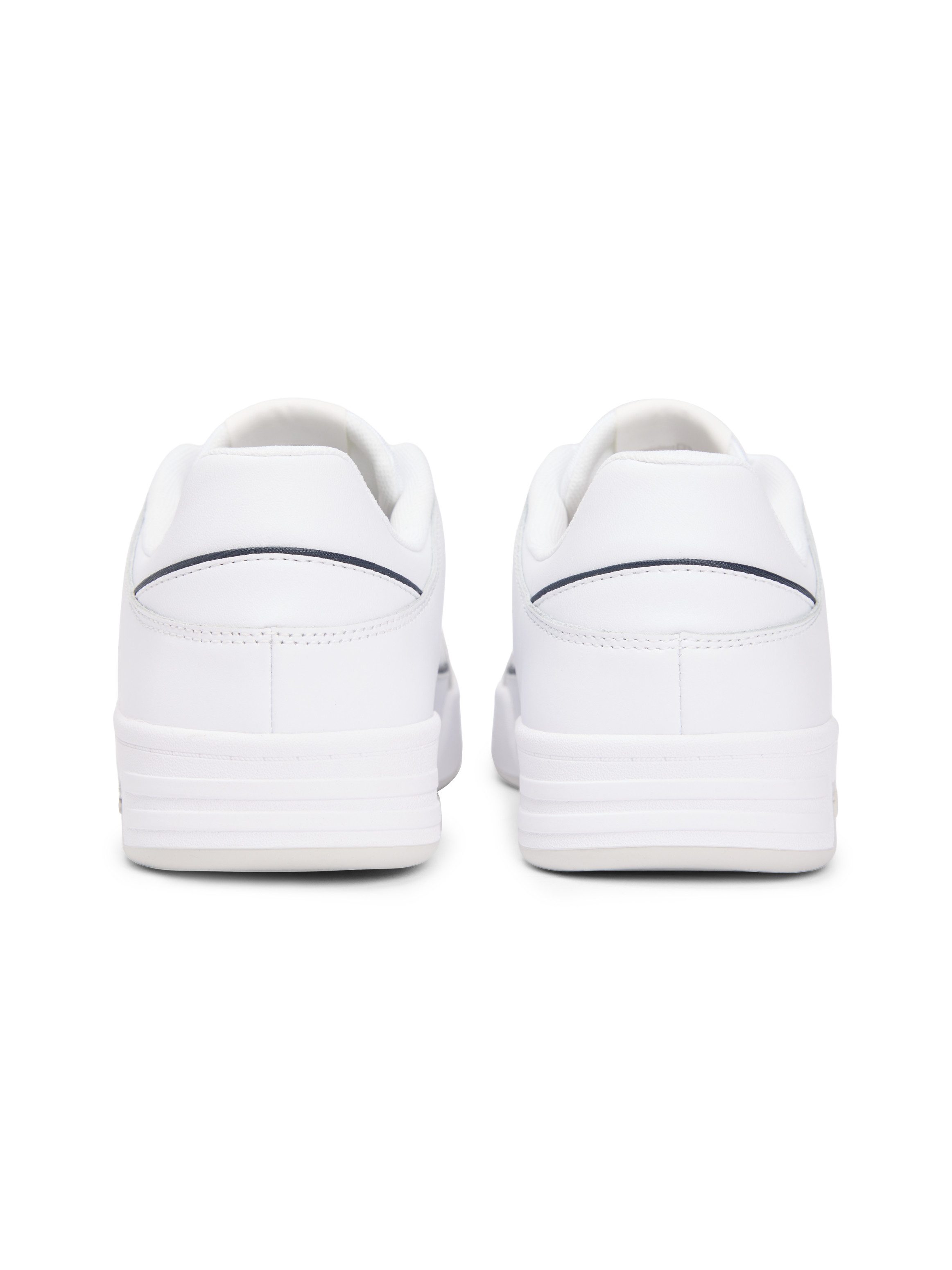 Tommy Jeans TJM CUPSOLE LEATHER Sneaker, Freizeitschuh, Halbschuh, Schnürschuh mit seitlicher Logoflagge