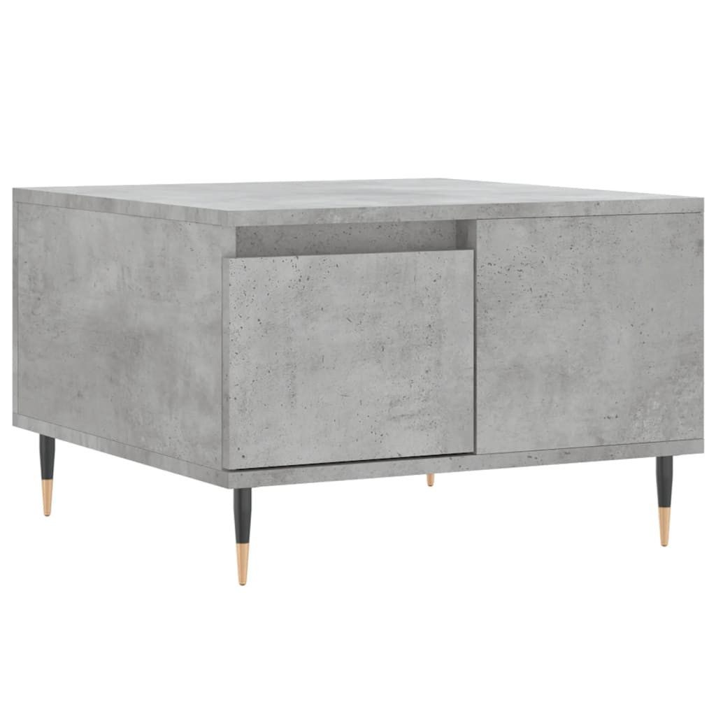 vidaXL Couchtisch Couchtisch Betongrau 55x55x36,5 cm Holzwerkstoff (1-St)