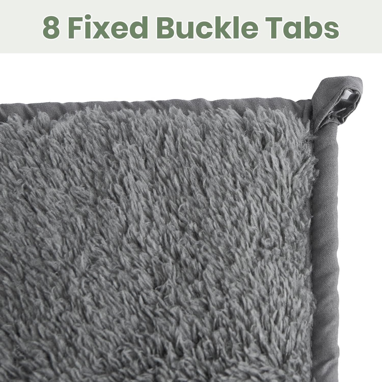 Good Nite Gewichtsdecke Sherpa Fleece Gewichtsdecke Therapiedecke Weighted Blanket, Bezug: 8KG, schwere Decke mit weichem Plüsch Flanell Anti-Stress – Bild 3 von 5