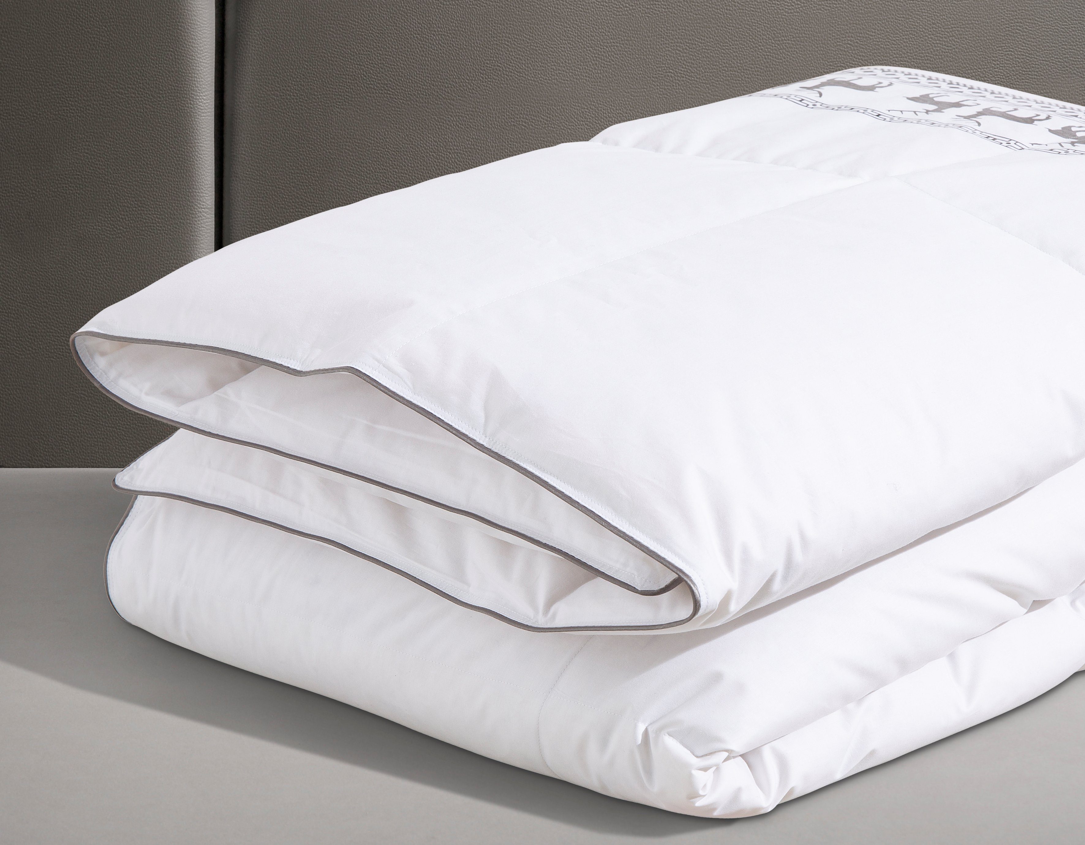 OTTO home Daunenbettdecke Sorsele, Bettdecke 135x200 cm, 155x220 cm und weitere Größen, Füllung: 60% Daunen & 40% Federn, Bezug: Baumwolle, Bettdecken, Sommer,  – Bild 5 von 5