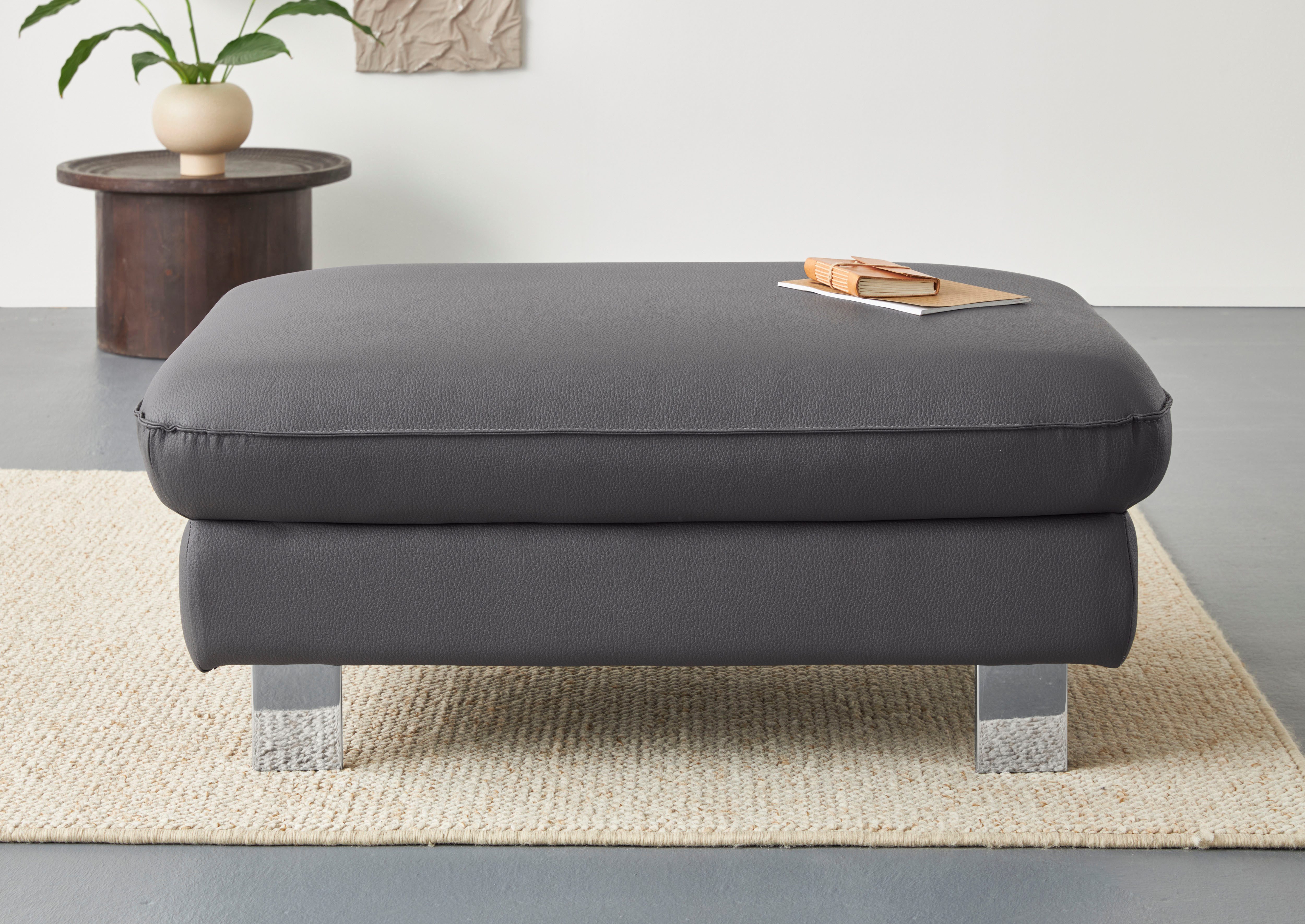 COTTA Hocker Driver, mit edlen Metallfüßen