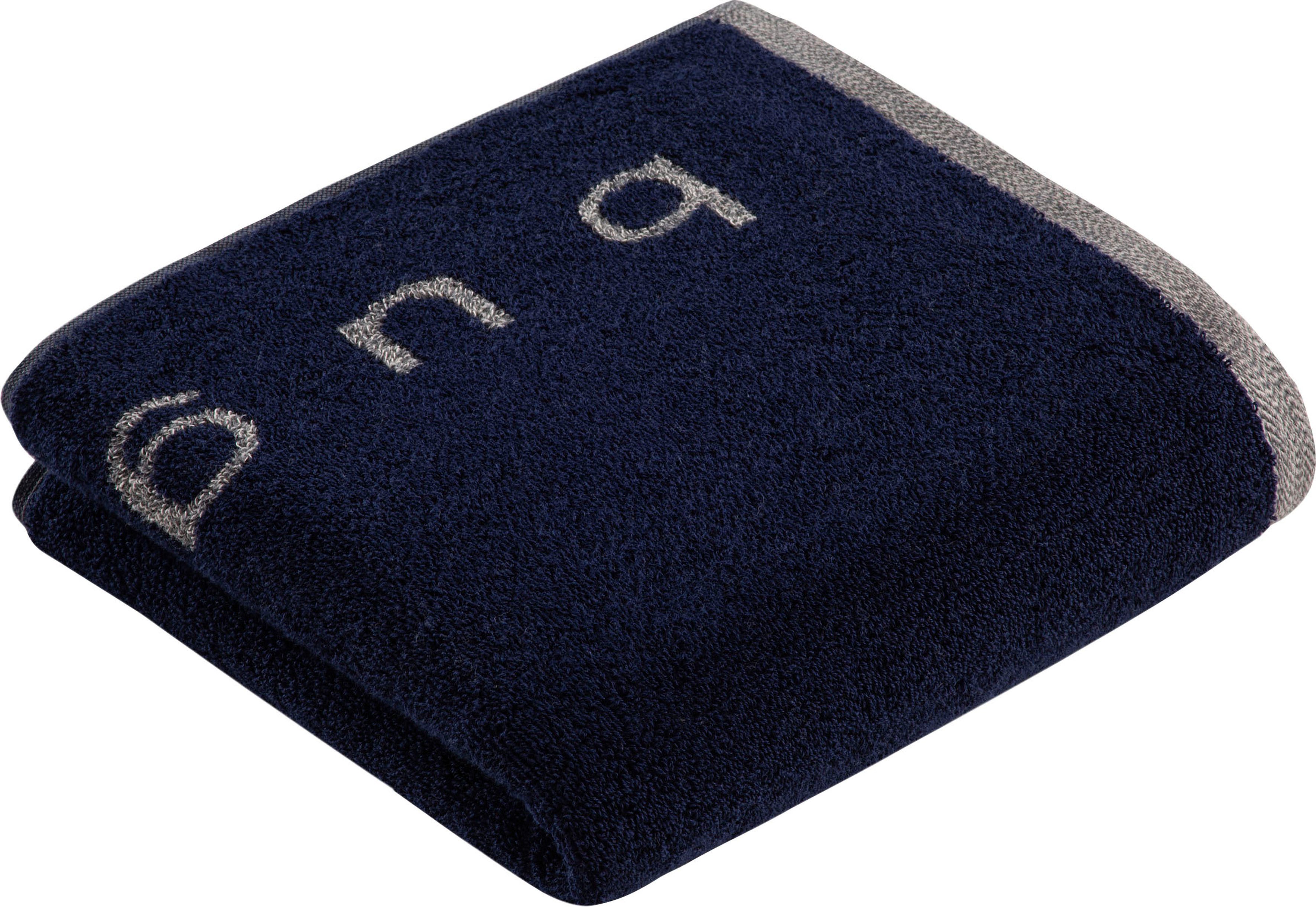 bugatti Handtuch Emilio, Webfrottier (2-St), mit Logo-Schriftzug günstig online kaufen