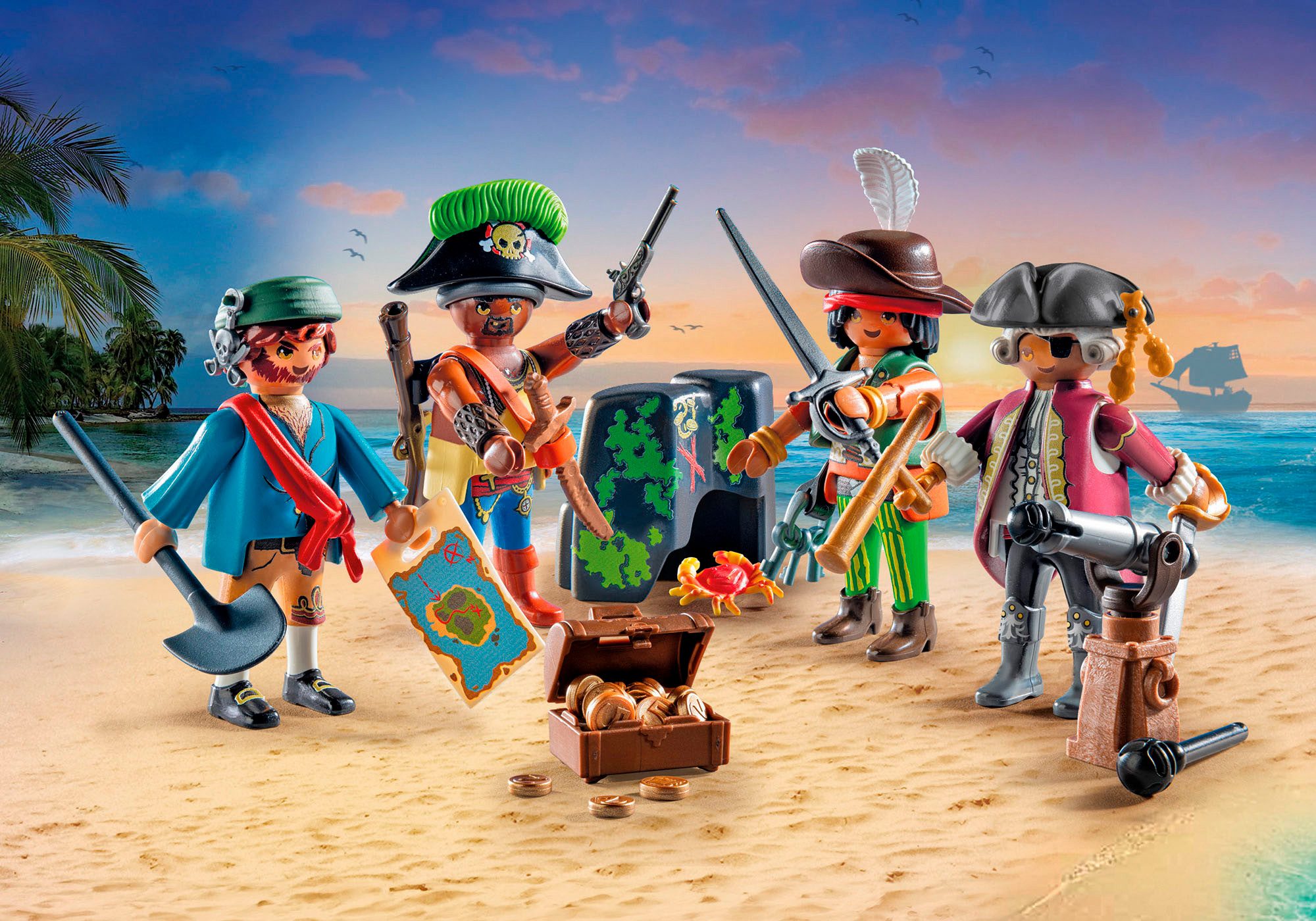Playmobil® My Figures: Piraten (71533), Pirates Konstruktions-Spielset, (83 St), Made in Europe