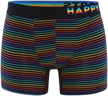 HAPPY SHORTS Retro Pants 2-Pack Trunks Rainbow Stripes