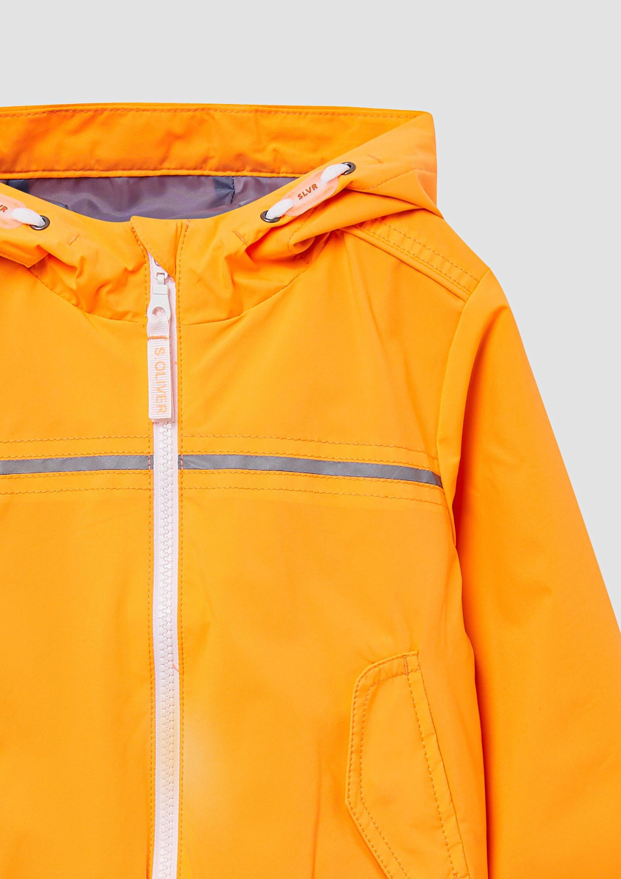 s.Oliver Funktionsjacke Outdoor-Jacke Leichte Jacke mit elastischem Saum und dekorativen Nähten