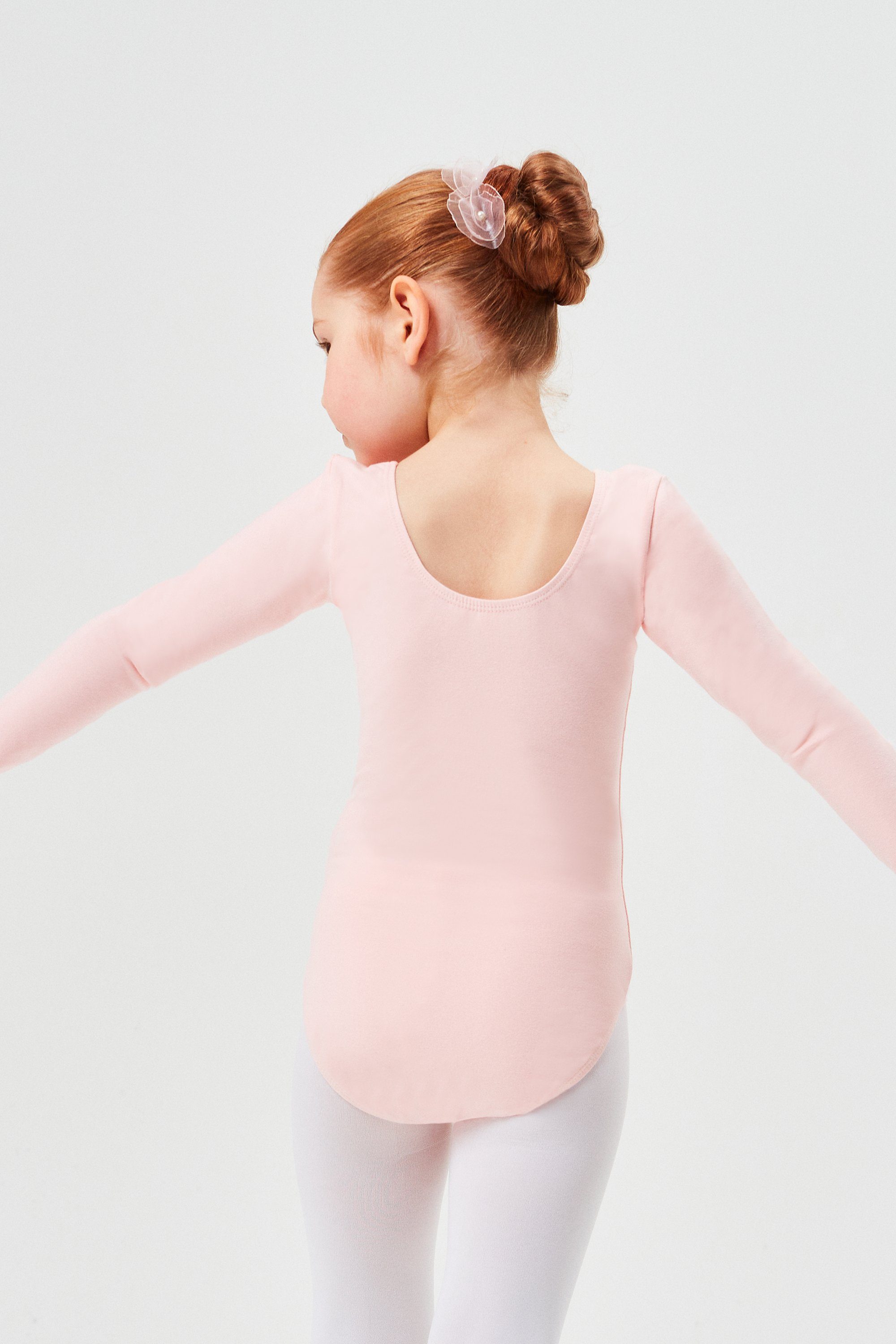 tanzmuster Body Ballettbody Lilly aus weichem Baumwollmischgewebe ärmelloser Ballettbody aus weichem Baumwollmischgewebe