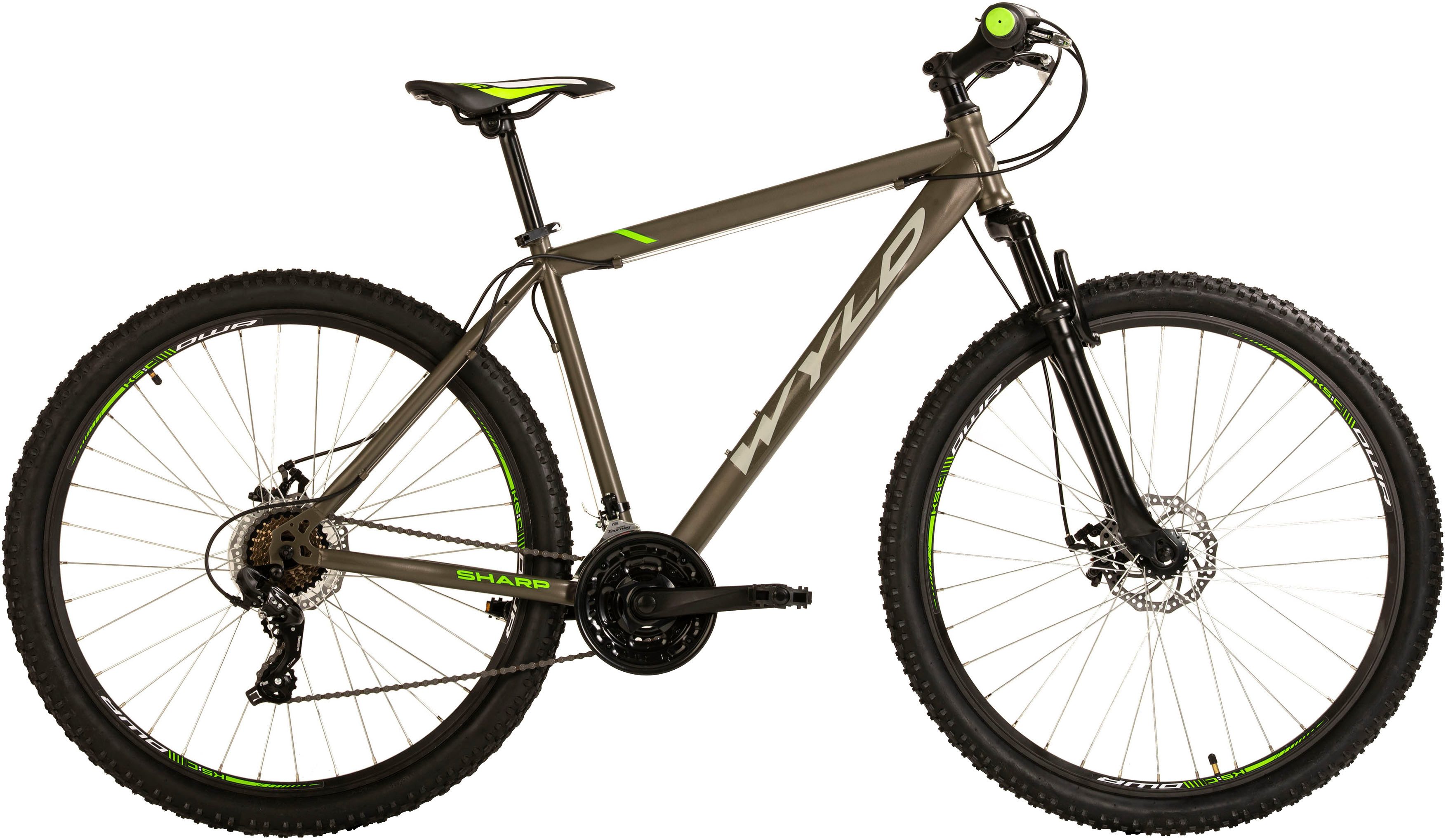 WYLD Mountainbike Mountainbike Hardtail 29'' Sharp anthrazit 21 Gänge RH 51 cm, 21 Gang, Kettenschaltung