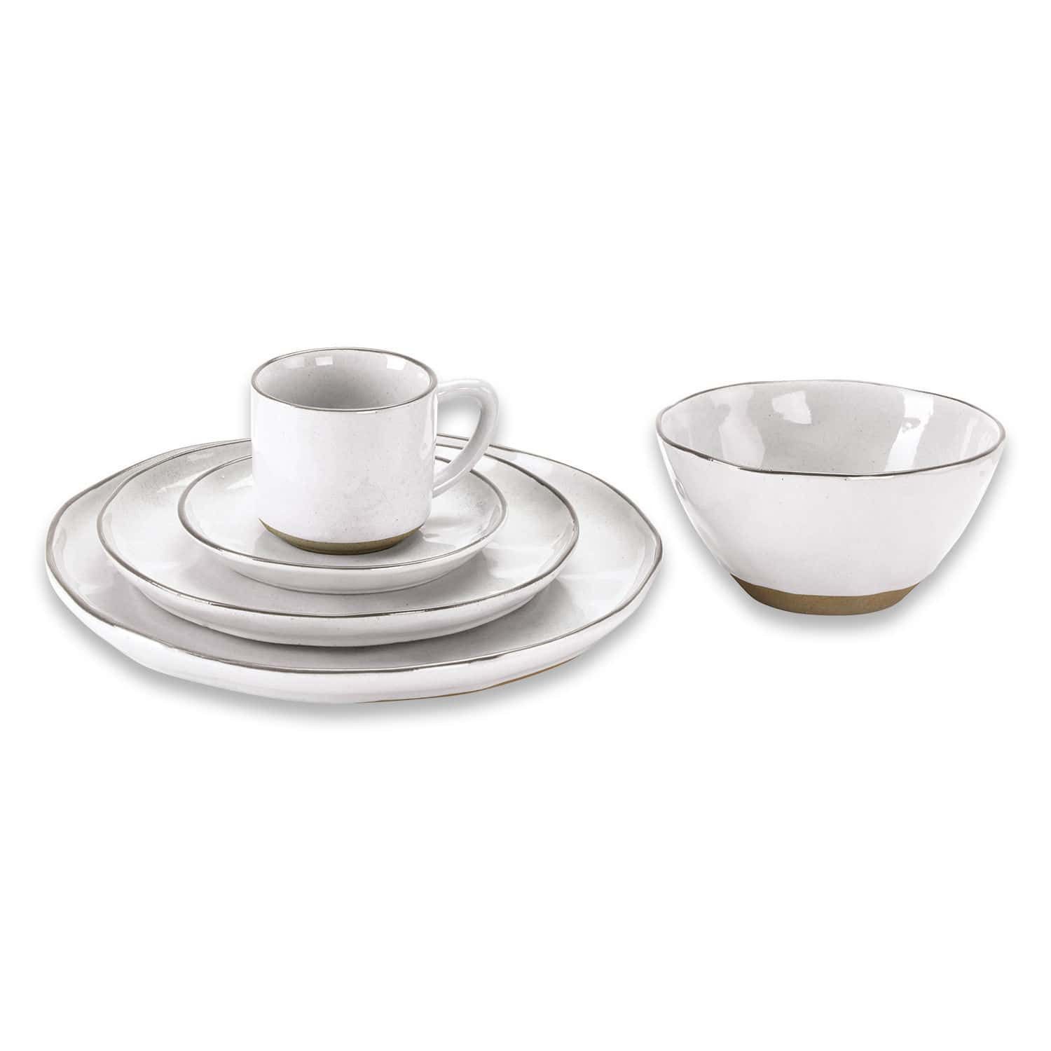 Geschirr-Set Geschirr 30er Set Biarré weiß