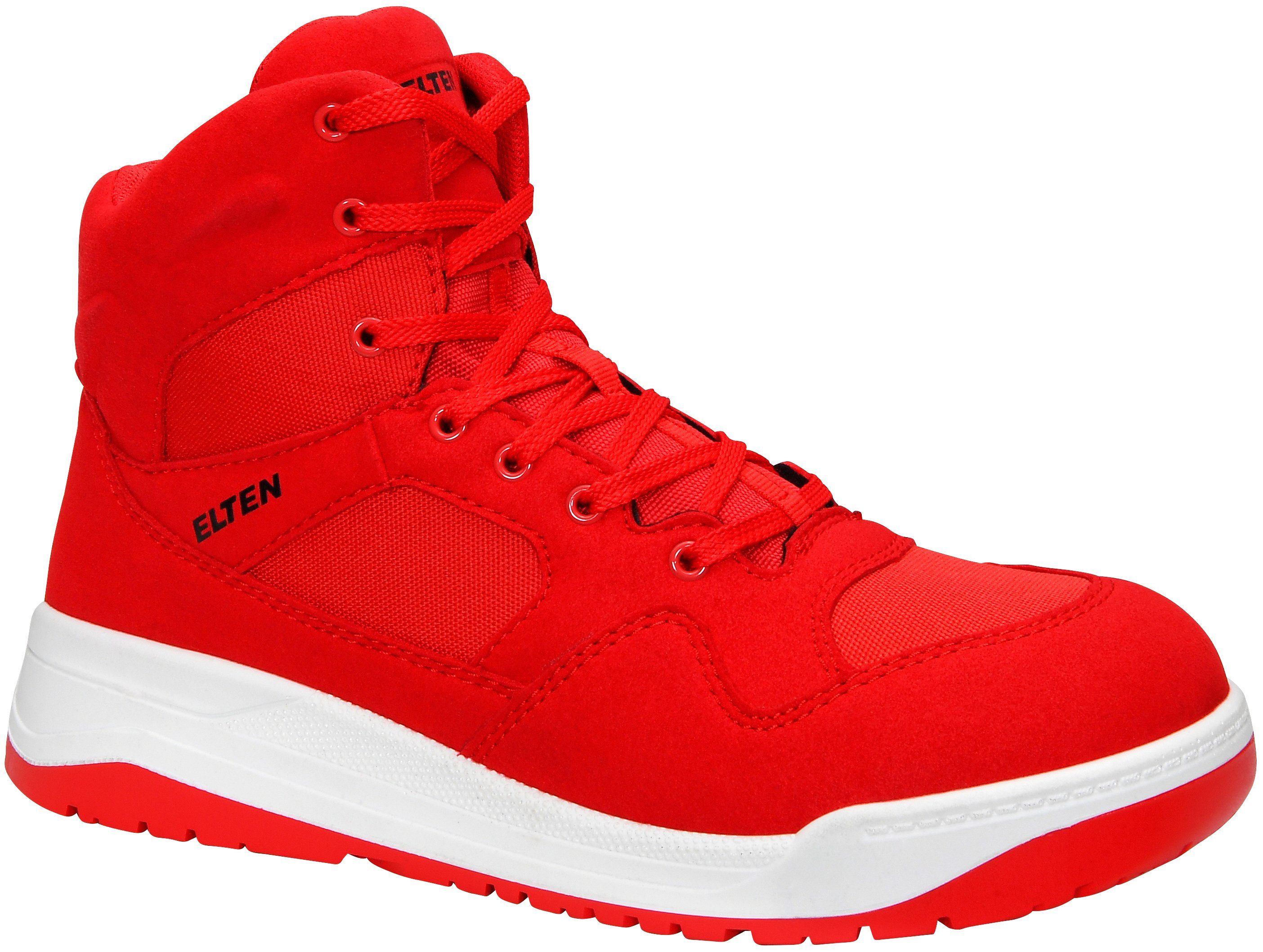 Elten Maverick red Mid Sicherheitsschuh Sicherheitsklasse S3