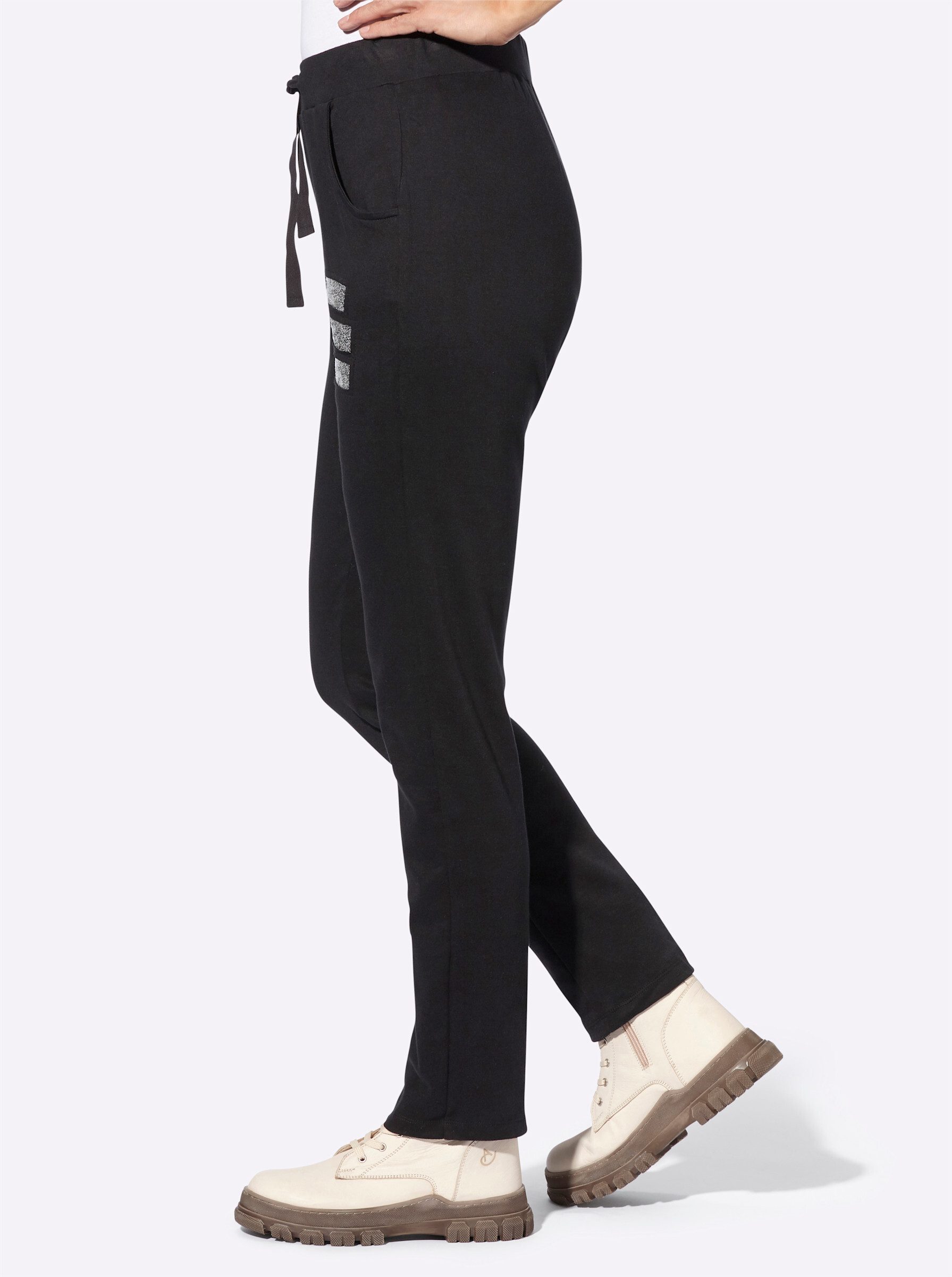 Sieh an! Jerseyhose Sweathose Innenbeinlänge ca. günstig online kaufen