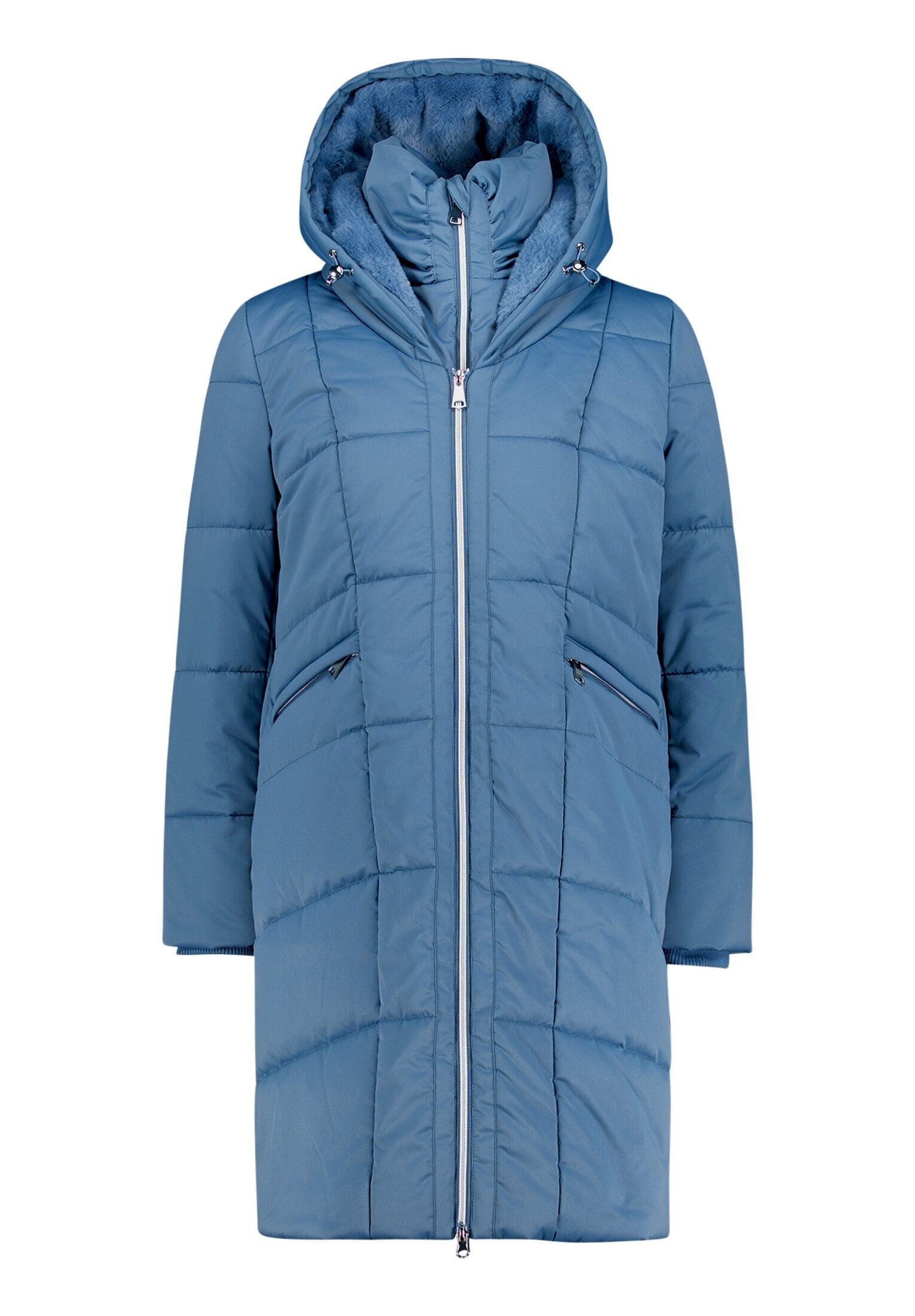 Cartoon Steppjacke Damen mit Kapuze